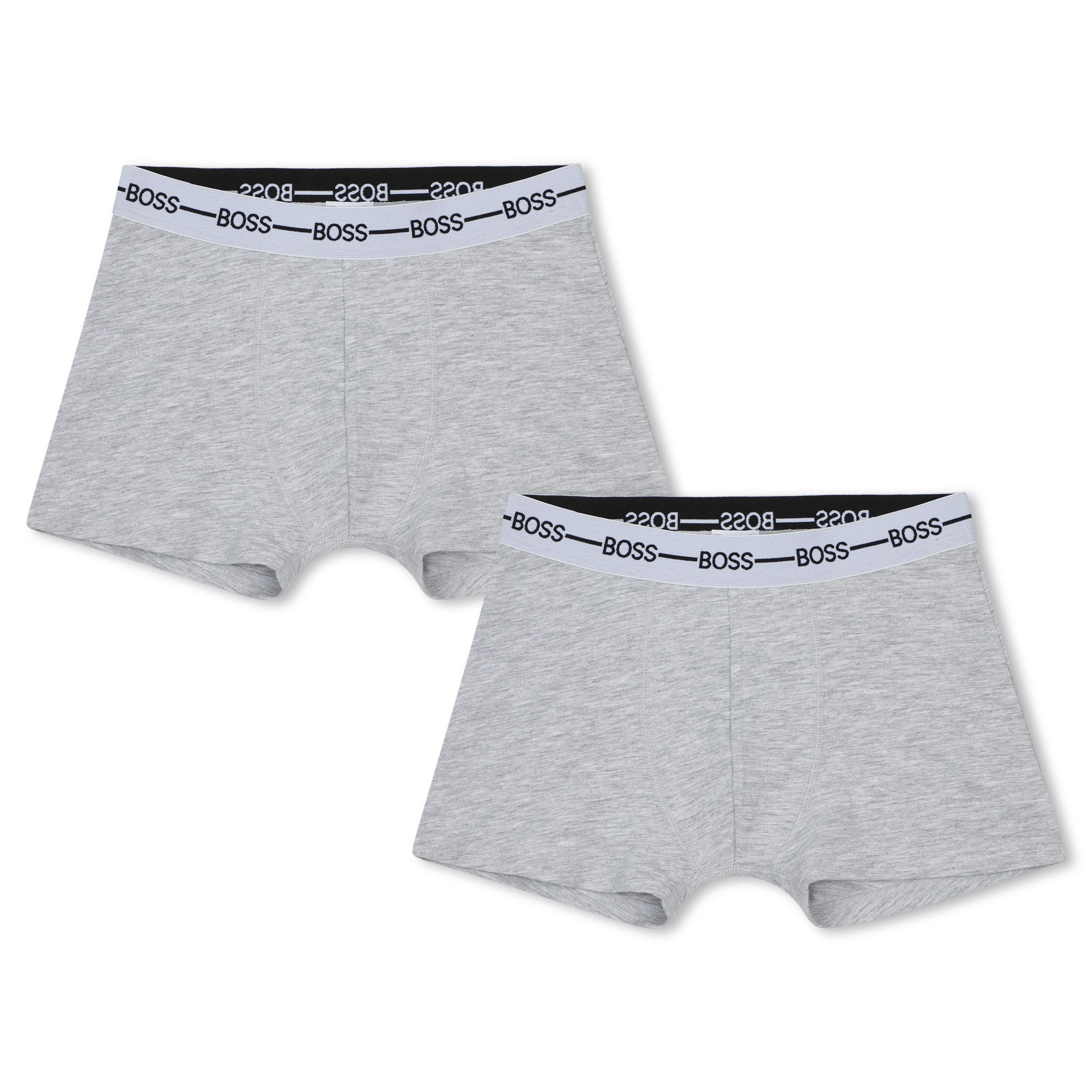Boss - Lots De 2 Boxers - Gris Chine - Garçon - 10 Ans