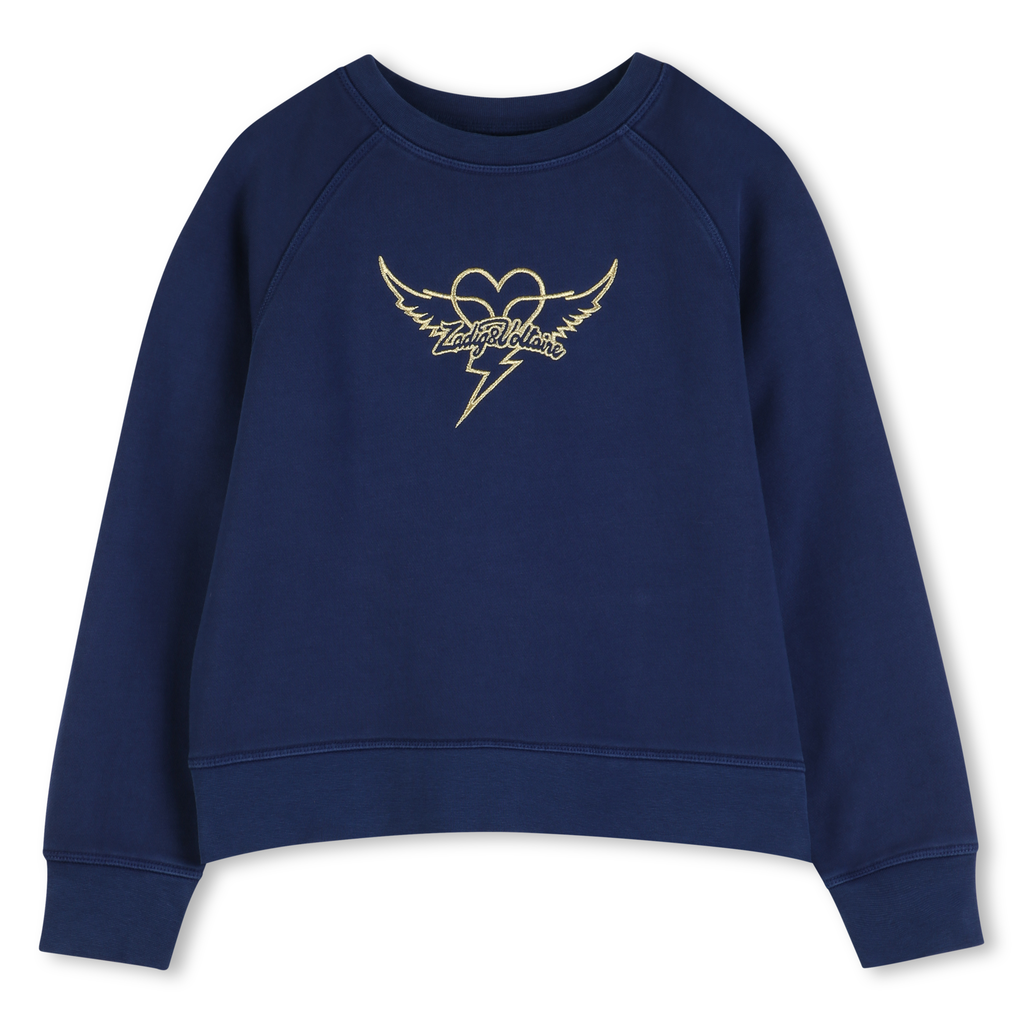 Zadig & Voltaire - Sweat Col Rond - Nuit - Fille - 10 Ans Zadig & Voltaire - Sweat Col Rond - Nuit - Fille - 10 Ans