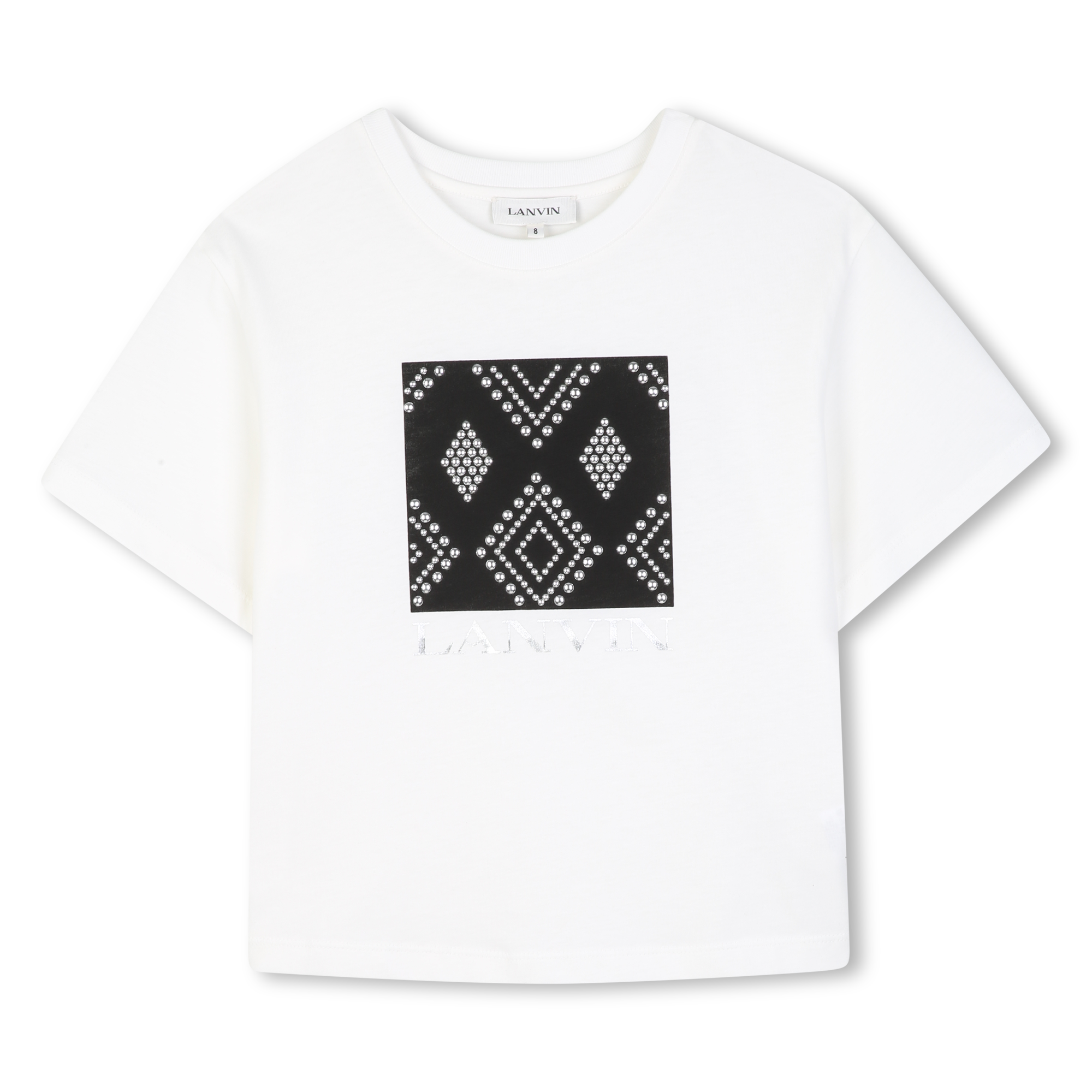 Lanvin - Tee-shirt Manches Courtes - Offwhite - Fille - 6 Ans