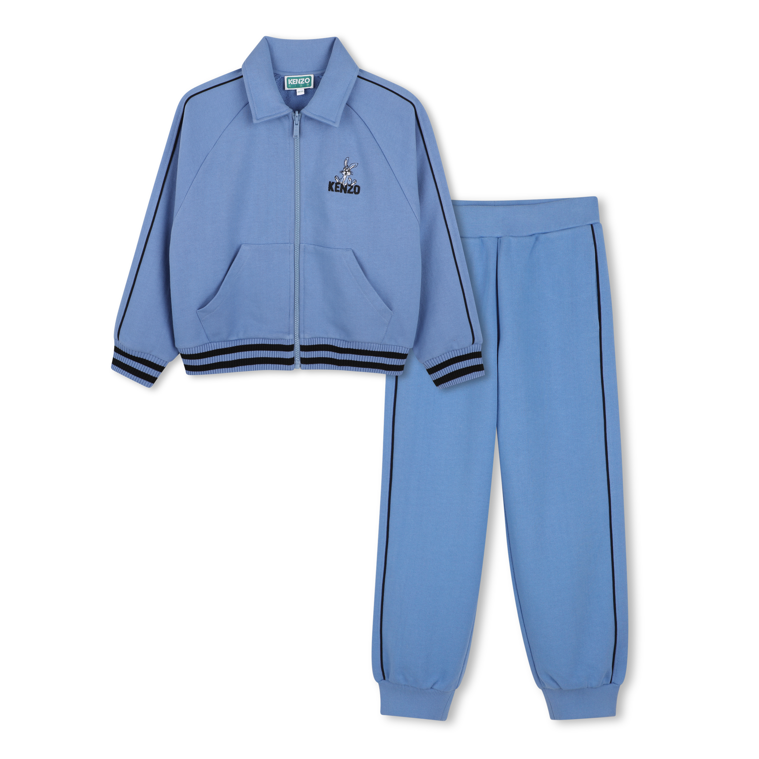 Kenzo Kids - Ensemble Cardigan Et Pantalon - Ebb And Flow - Garçon - 12 Ans Kenzo Kids - Ensemble Cardigan Et Pantalon - Ebb And Flow - Garçon - 12 Ans