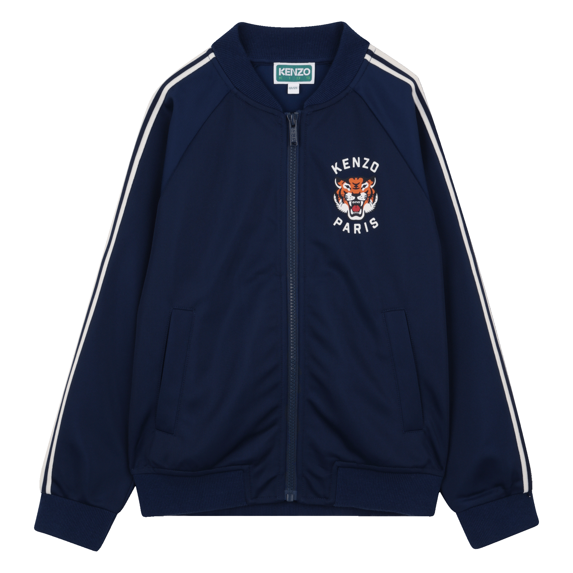 Kenzo Kids - Sweat À Capuche Zippée - Medieval Blue - Unisexe - 6 Ans Kenzo Kids - Sweat À Capuche Zippée - Medieval Blue - Unisexe - 6 Ans
