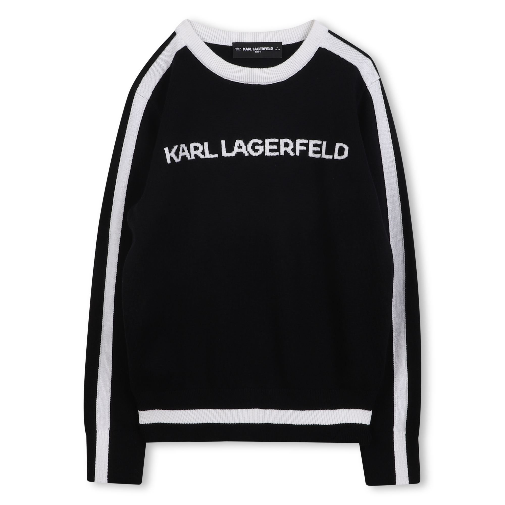 Karl Lagerfeld Kids - Pull - Noir Blanc - Fille - 2 Ans Karl Lagerfeld Kids - Pull - Noir Blanc - Fille - 2 Ans