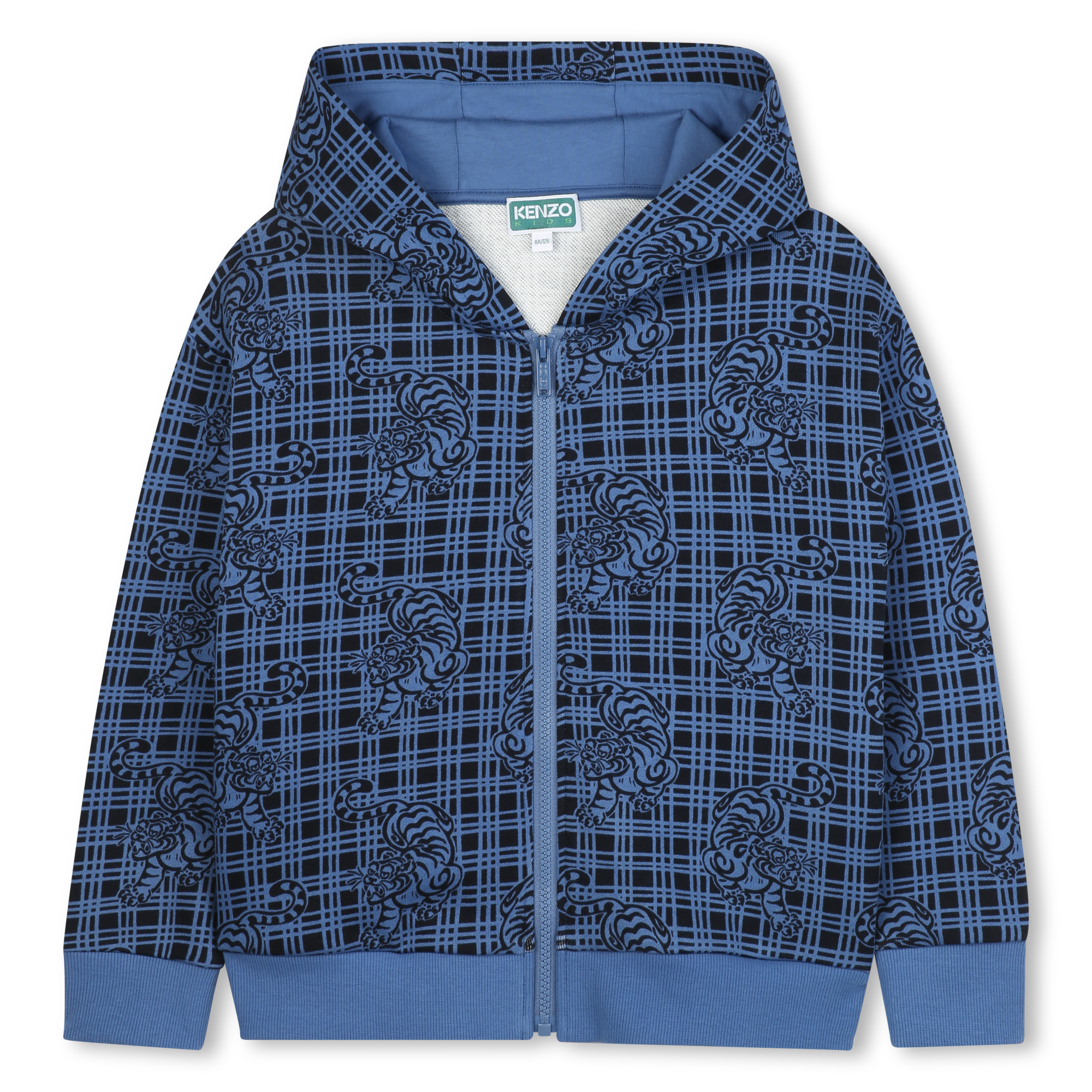 Kenzo Kids - Cardigan De Jogging - Bleu Air - Garçon - 12 Ans