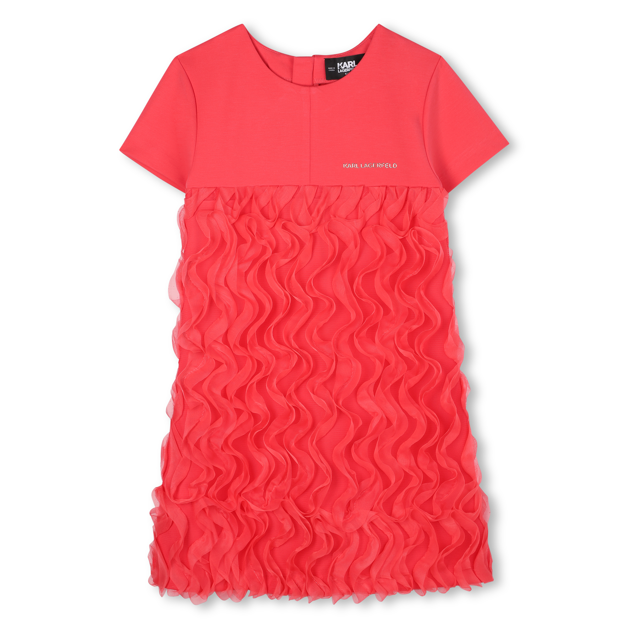 Karl Lagerfeld Kids - Robe De Cérémonie - Geranium - Fille - 3 Ans