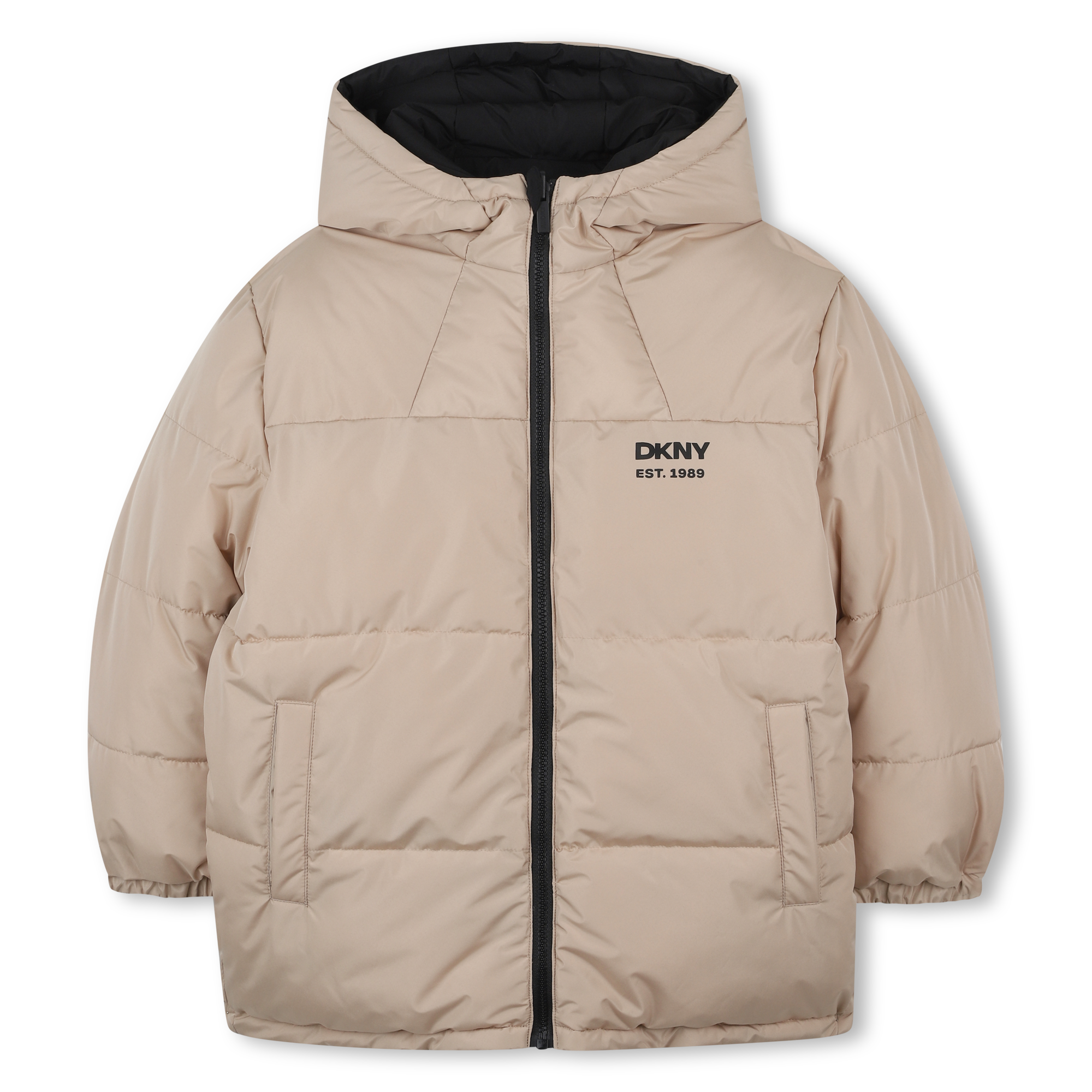 Dkny - Doudoune Réversible - Unisexe - Taille 8 ans - Gres - Kids Around