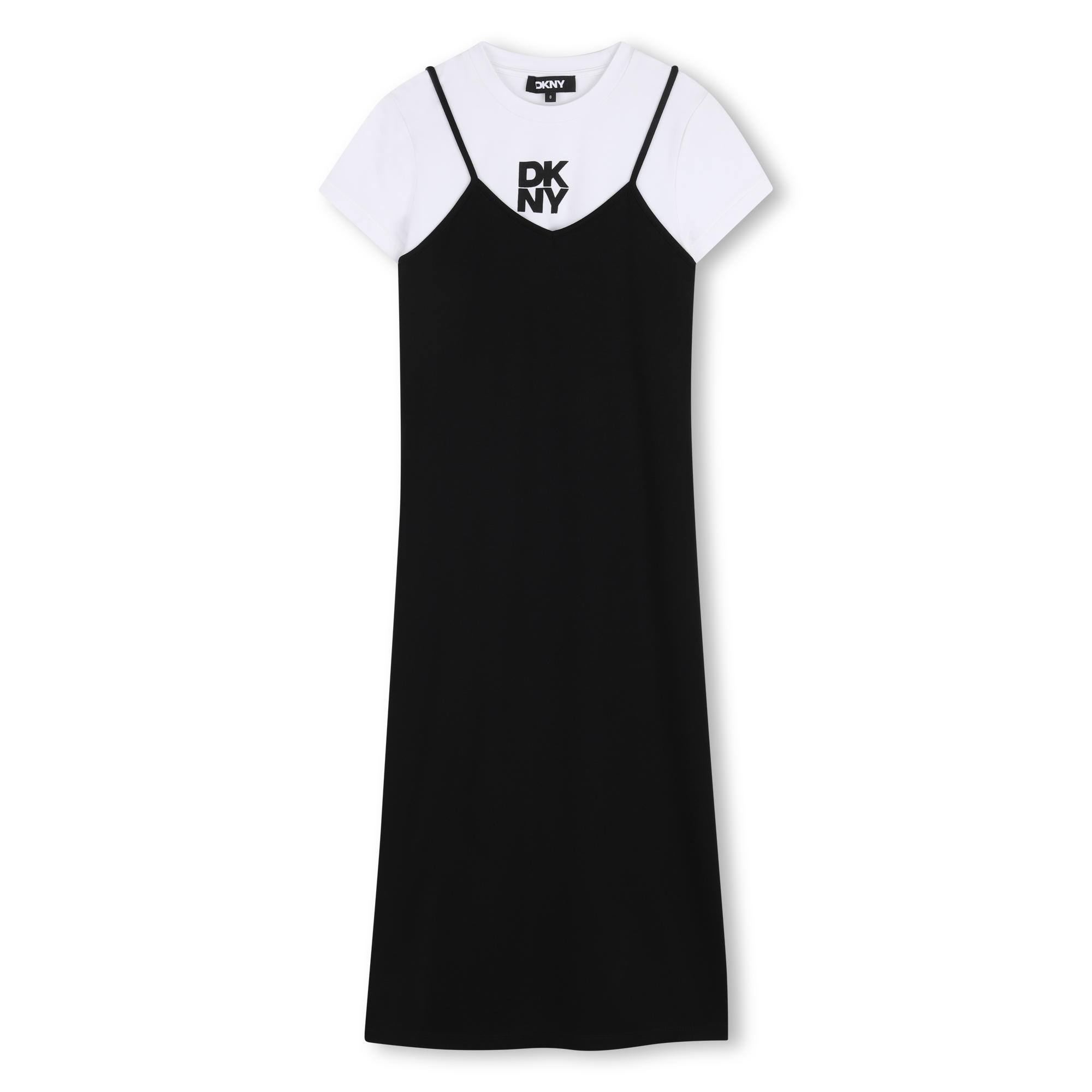Dkny - Robe À Bretelles - Black - Fille - 14 Ans