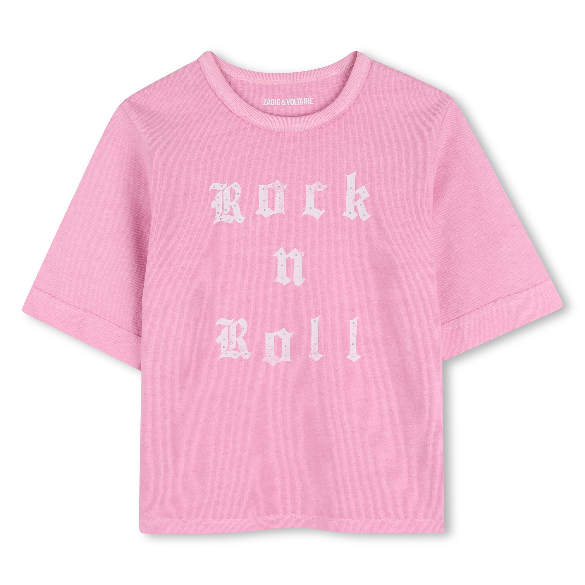 Zadig & Voltaire - Tee-shirt Manches Courtes - Deep Pink - Fille - 14 Ans