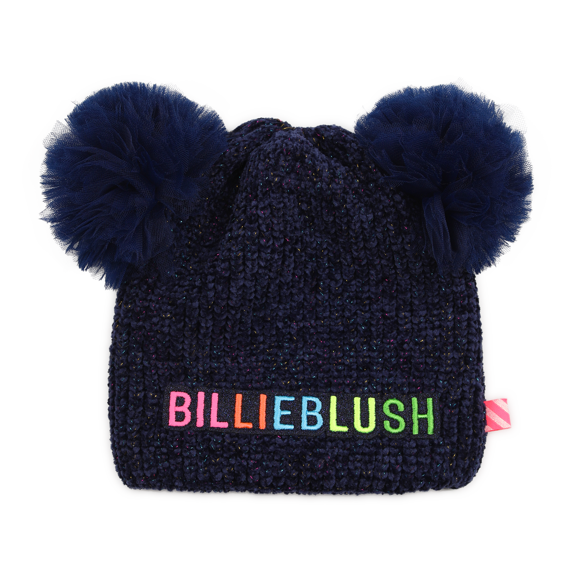 Billieblush - Bonnet À Double Pompons - Indigo Blue - Fille - Taille T3