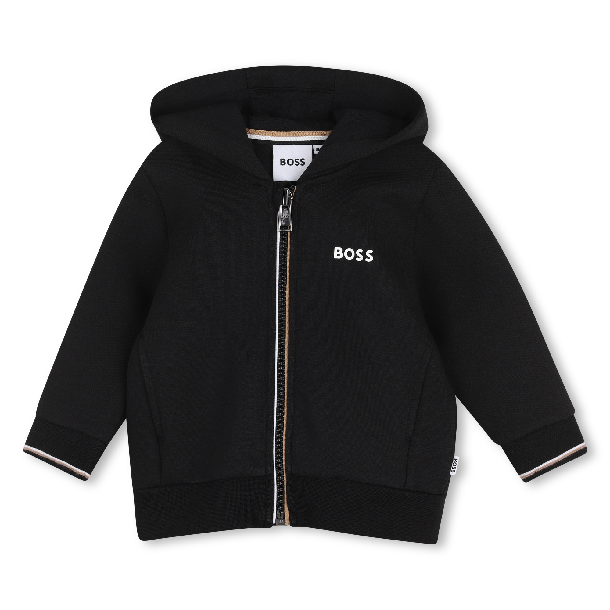 Boss - Cardigan À Capuche - Black - Garçon - 12 Mois