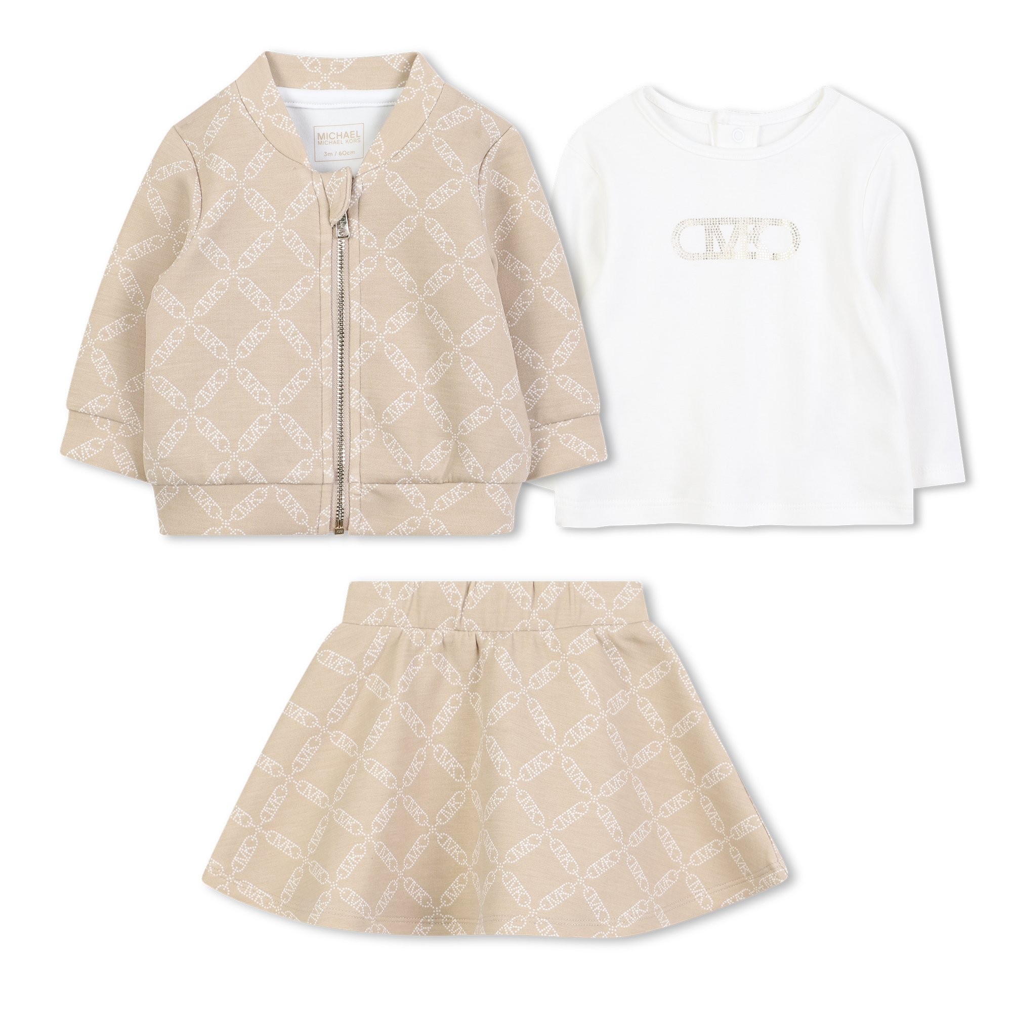 Michael+Kors+-+Ensemble+Trois+Pieces+-+Fille+-+Taille+03m+-+Coton+-+Kids+Around