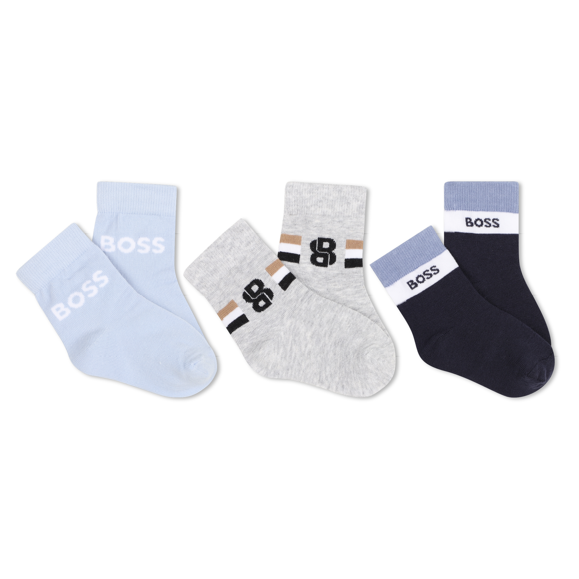 Boss - Lot De Chaussettes - Bleu Cargo - Garçon - Taille 17