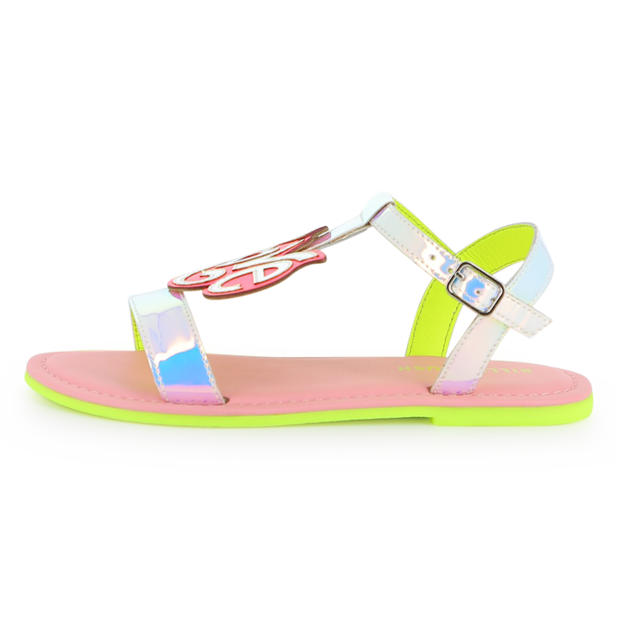 Billieblush - Sandales En Simili - Nacre - Fille - Taille 29 Billieblush - Sandales En Simili - Nacre - Fille - Taille 29