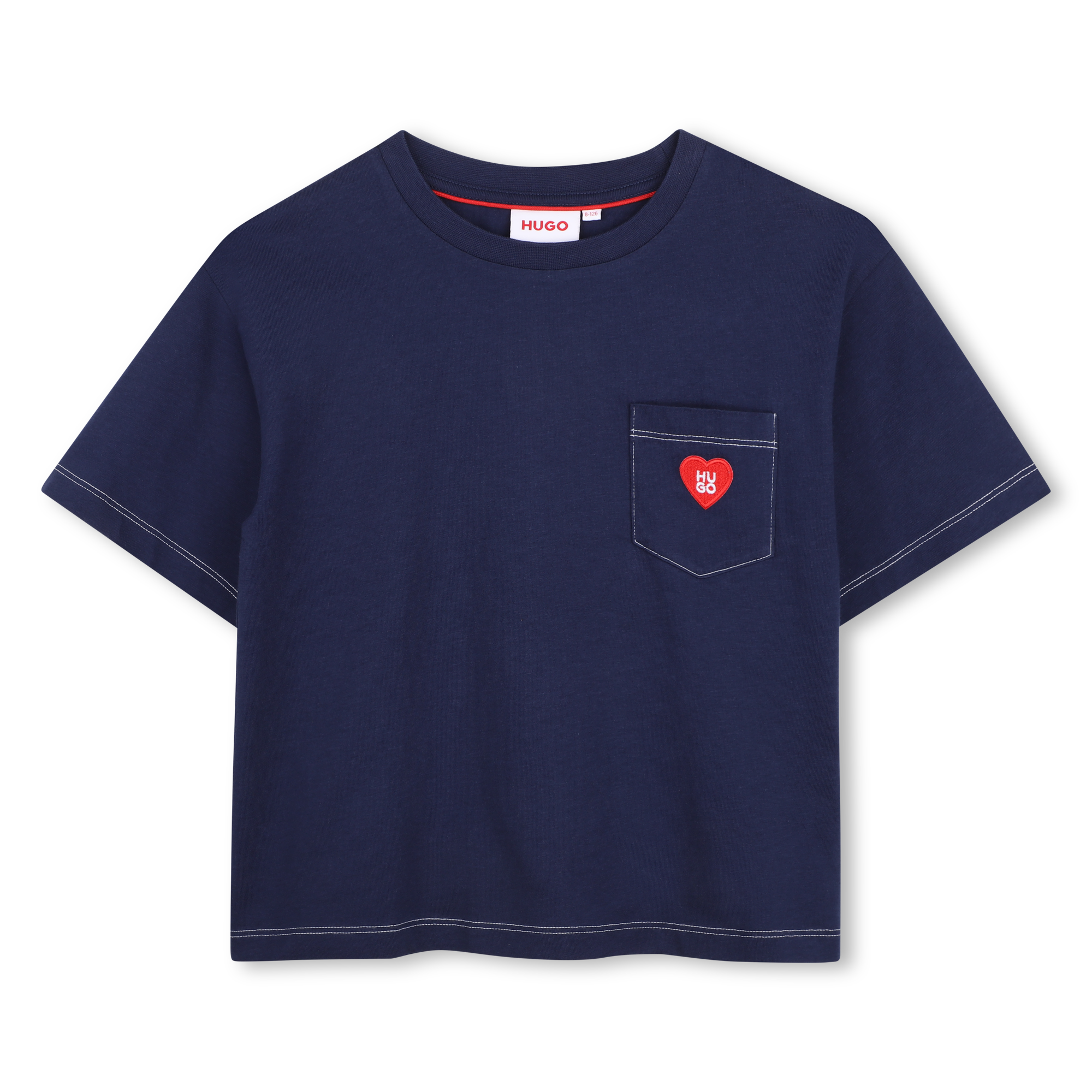 Hugo - Tee-shirt Manches Courtes - Abysse - Fille - 5 Ans Hugo - Tee-shirt Manches Courtes - Abysse - Fille - 5 Ans