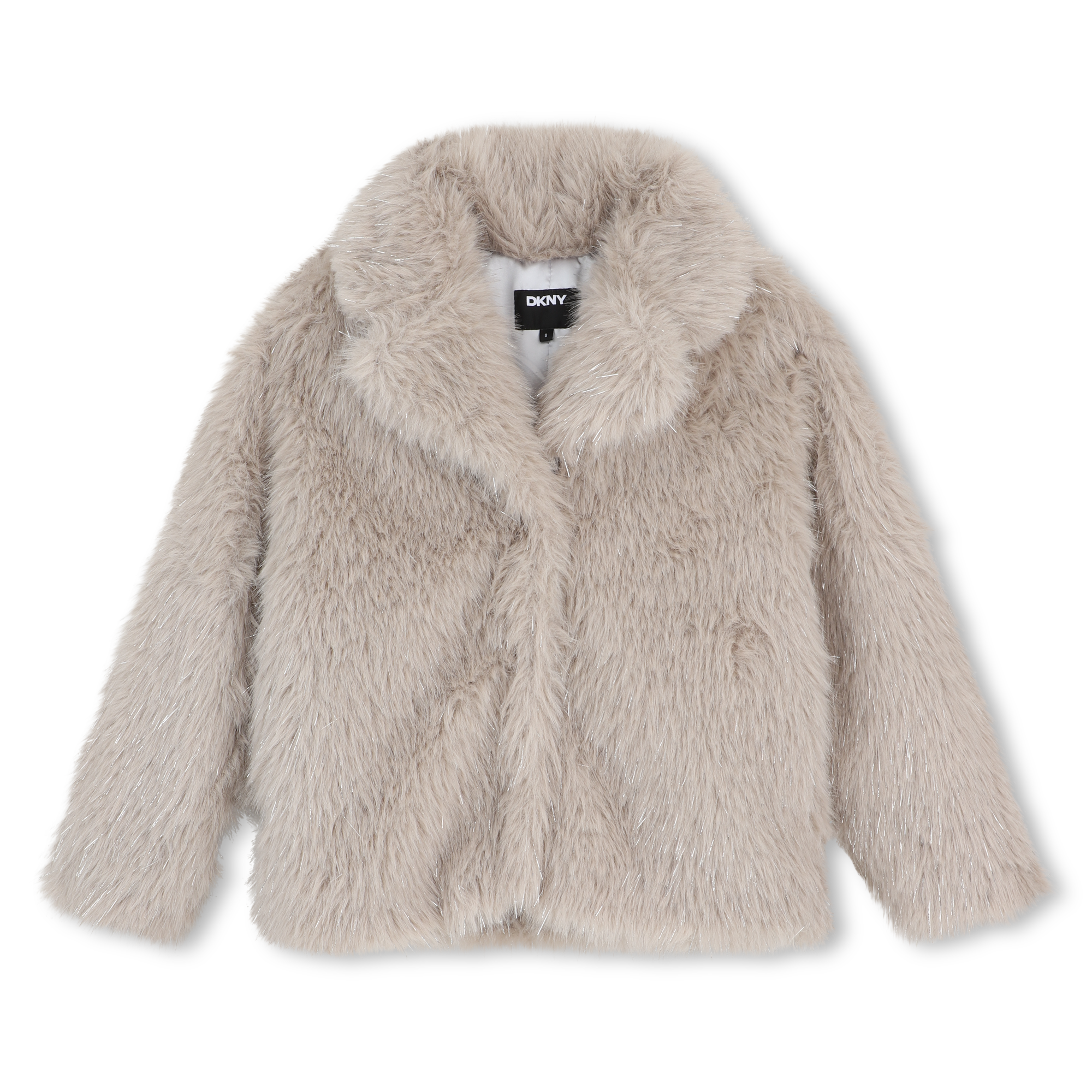 Dkny - Manteau En Polaire Duveteuse - Poussiere - Fille - 8 Ans Dkny - Manteau En Polaire Duveteuse - Poussiere - Fille - 8 Ans