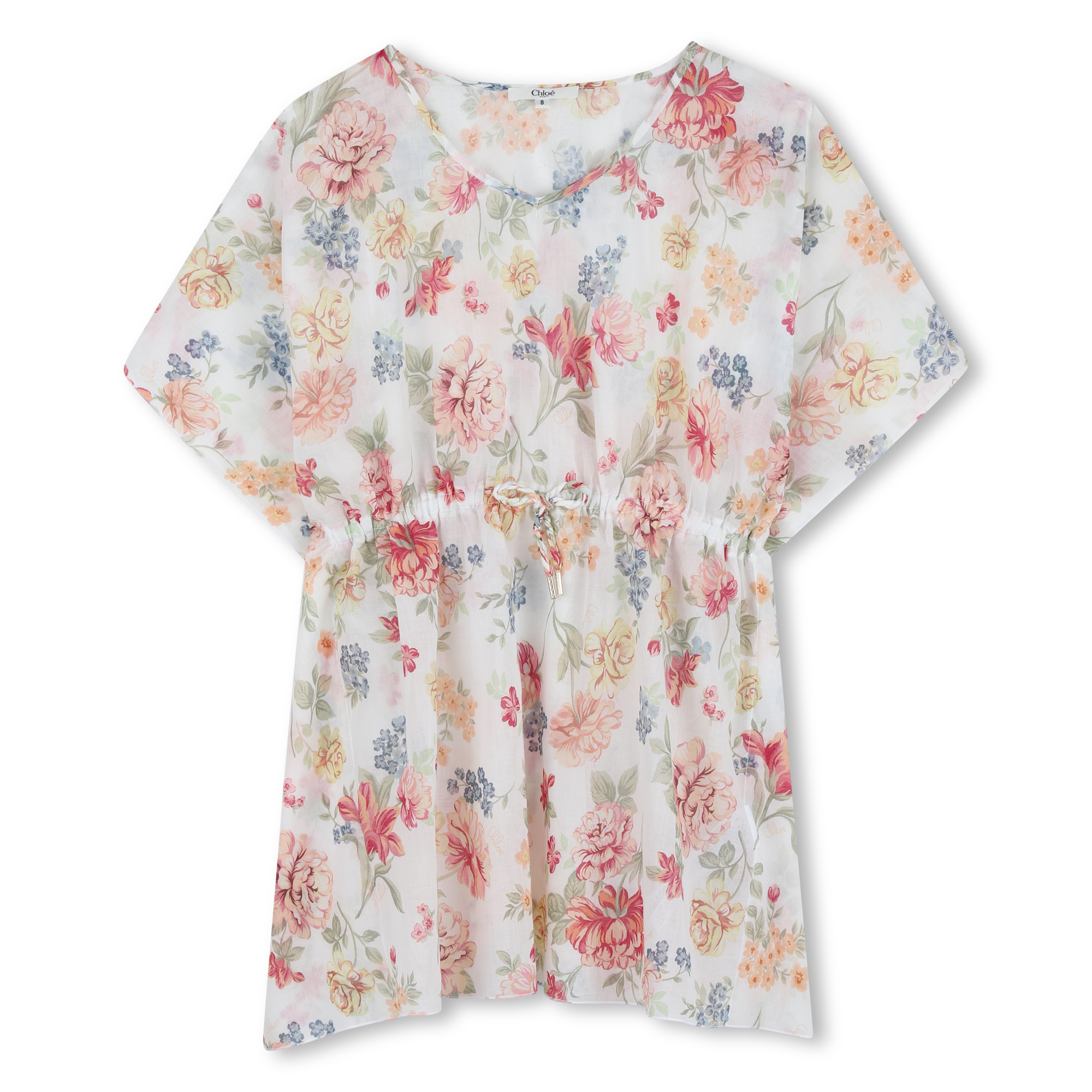 Chloe - Robe À Manches Courtes - Rose Rose - Fille - 6 Ans