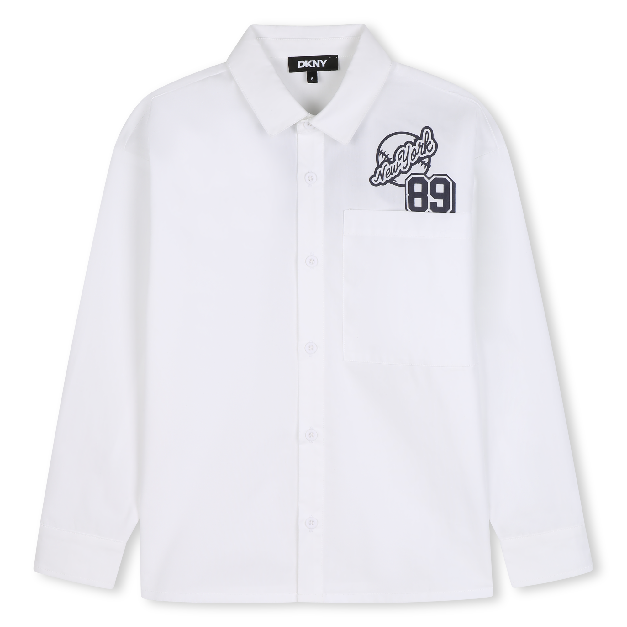 Dkny - Chemise Manches Longues - Blanc - Garçon - 4 Ans