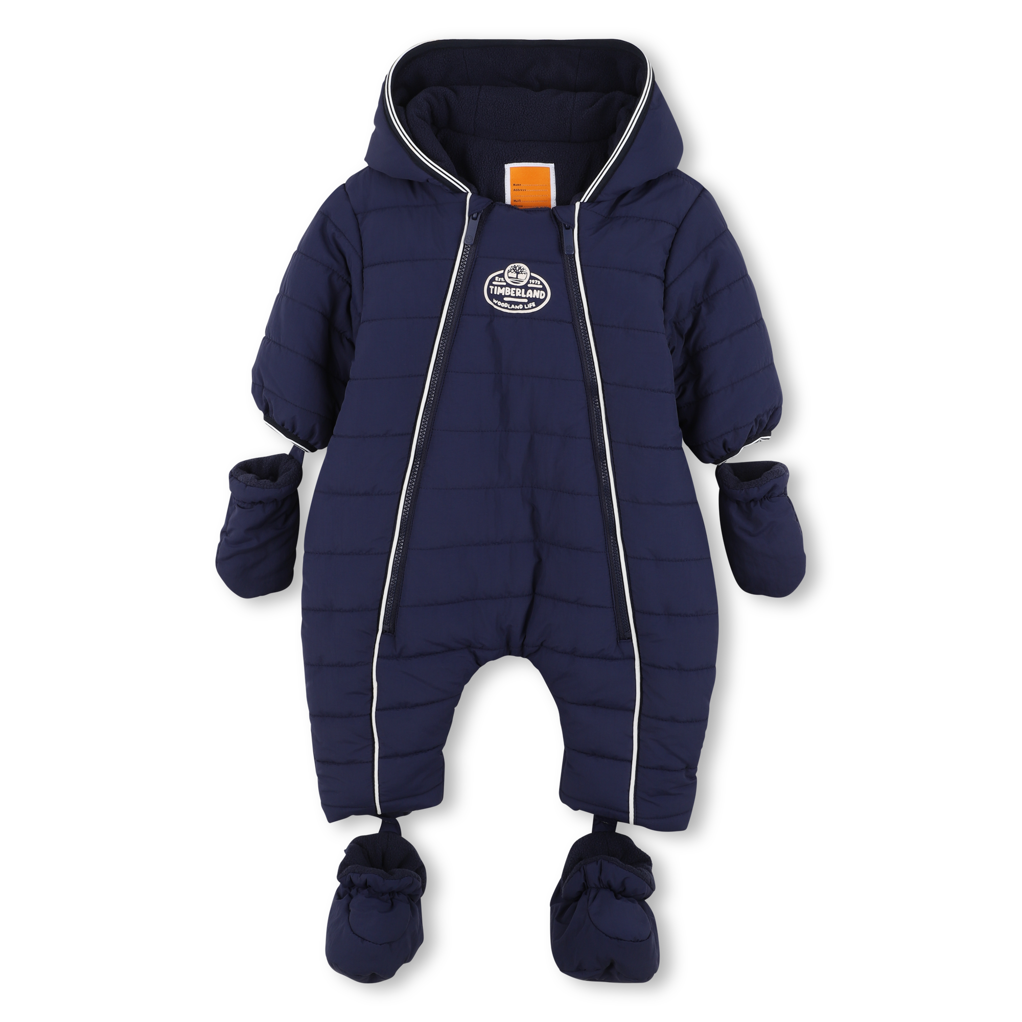 Timberland - Combi-pilote Doublée Capuche - Indigo Blue - Garçon - 6 Mois Timberland - Combi-pilote Doublée Capuche - Indigo Blue - Garçon - 6 Mois
