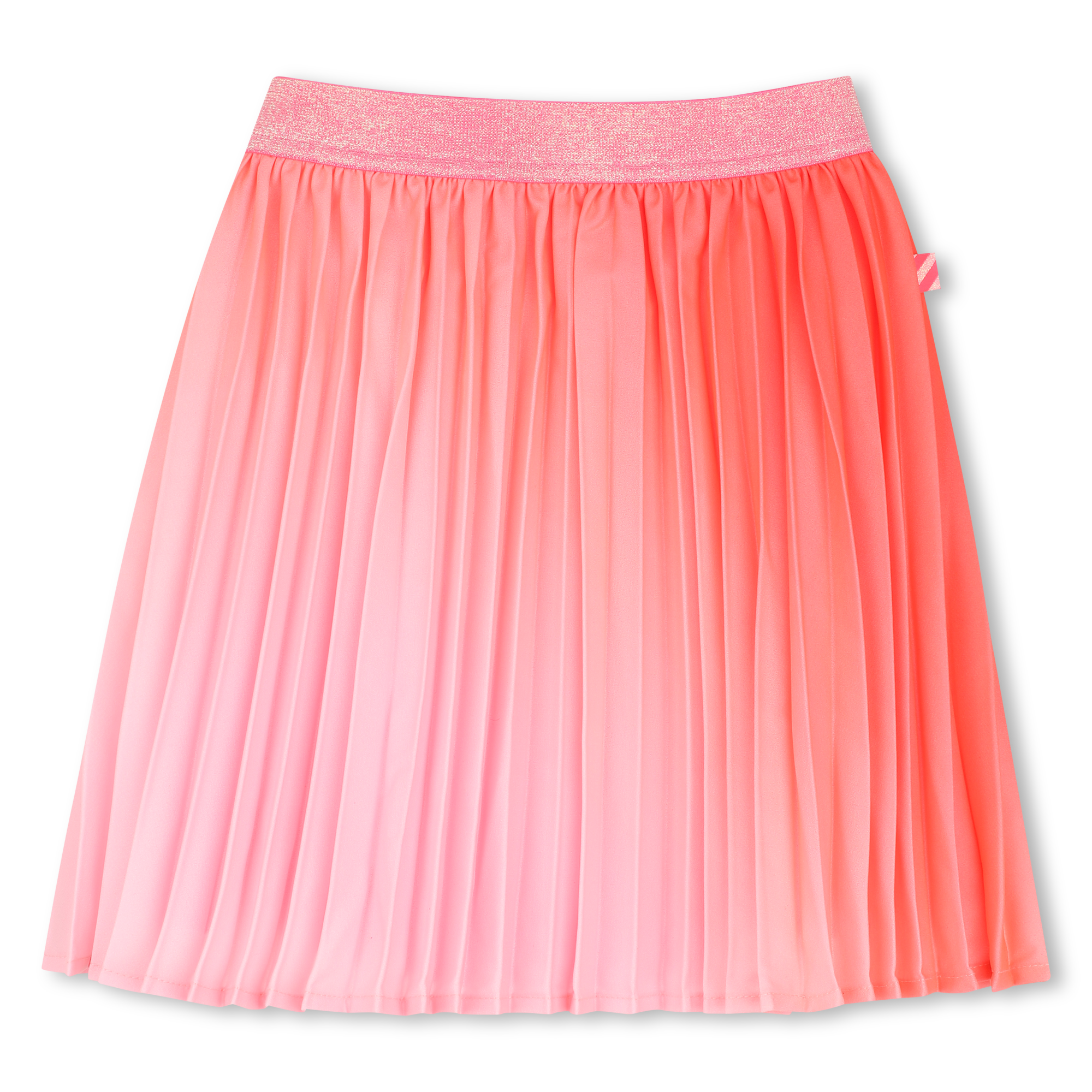 Billieblush - Jupe Plissée - Corail Fluo - Fille - 4 Ans