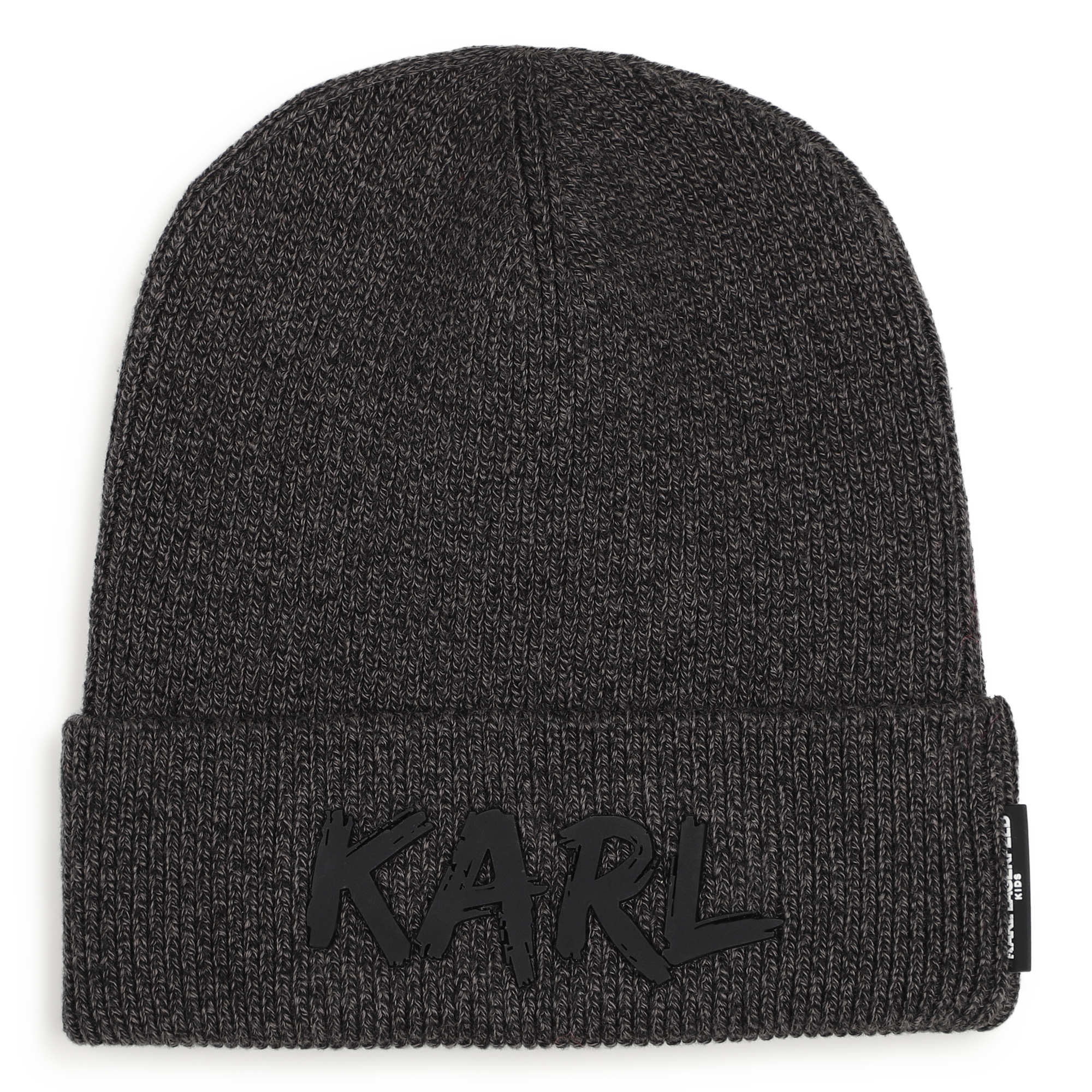 Karl Lagerfeld Kids - Bonnet En Tricot - Gris Fonce Chine - Garçon - Taille T2 Karl Lagerfeld Kids - Bonnet En Tricot - Gris Fonce Chine - Garçon - Taille T2