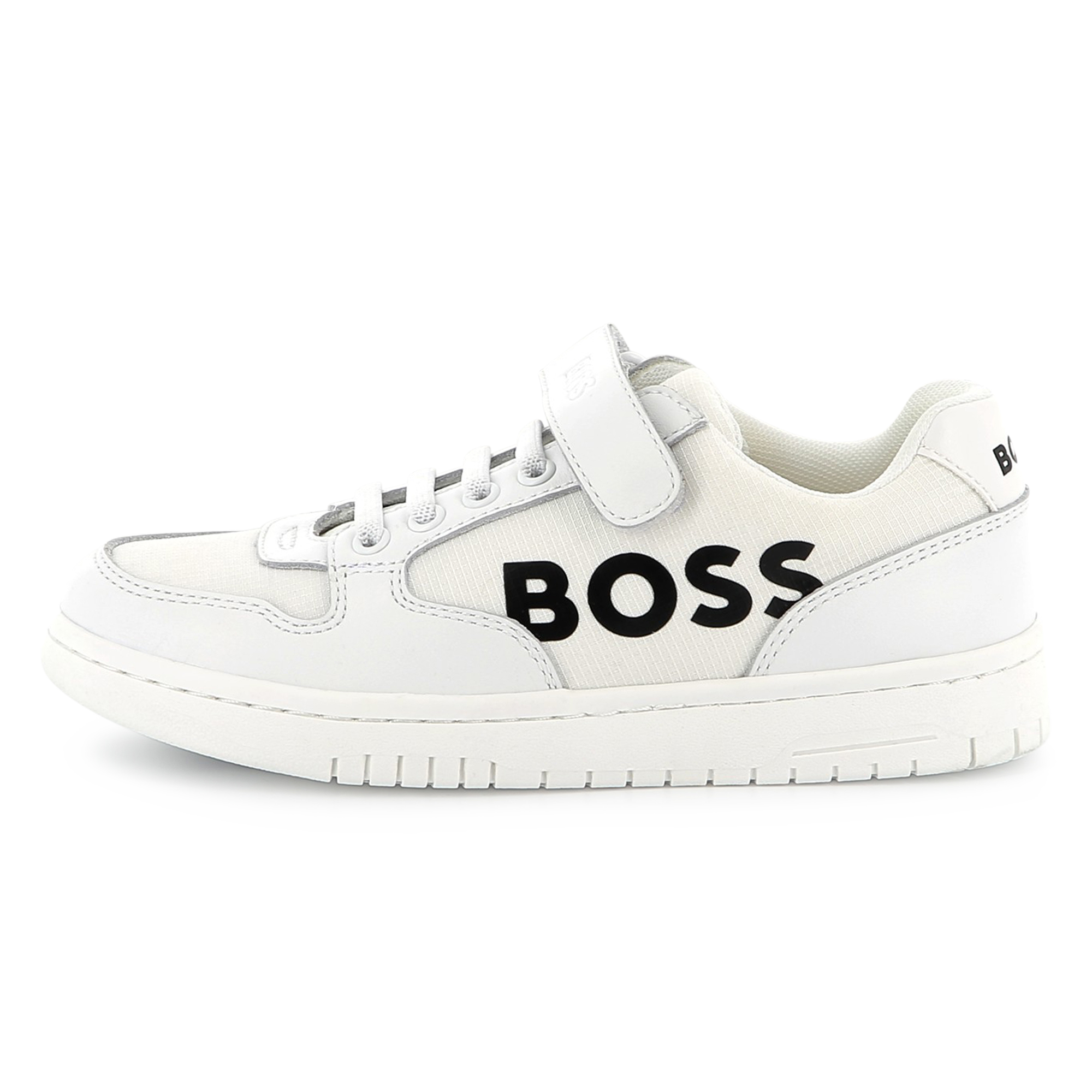 Boss - Baskets À Lacets - Blanc - Garçon - Taille 27