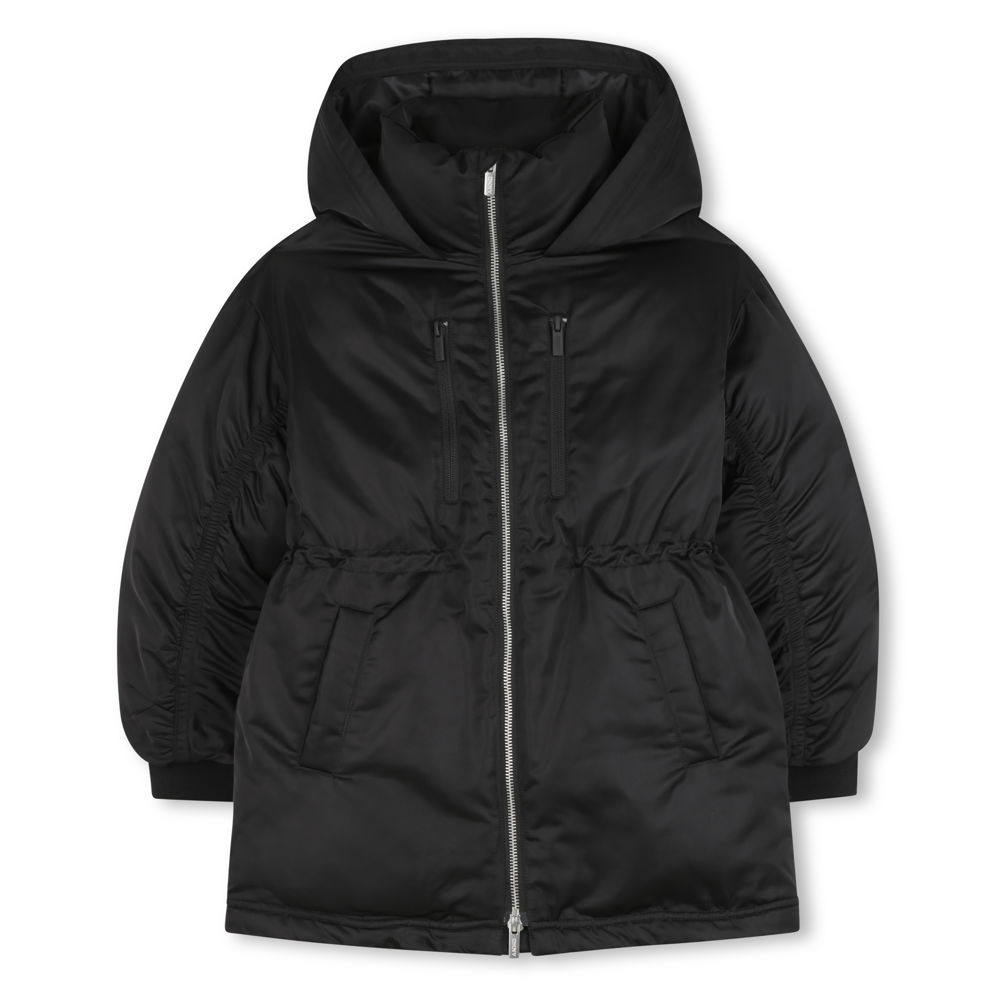Dkny - Parka Déperlante À Capuche - Black - Fille - 16 Ans