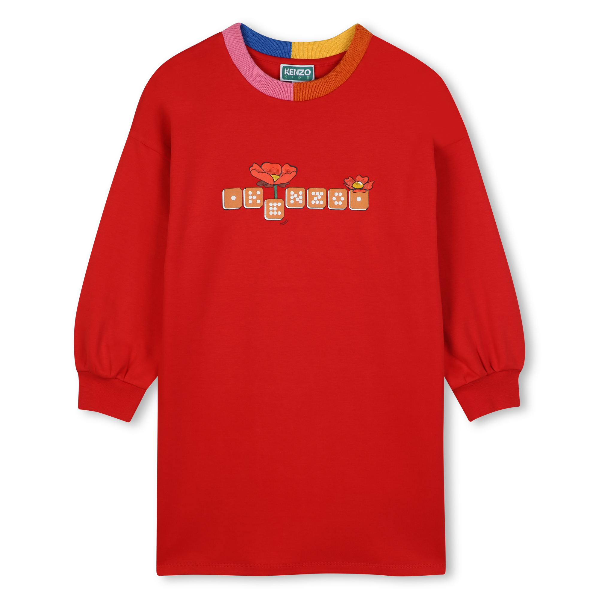 Kenzo Kids - Robe Manches Longues - Bandana - Fille - 6 Ans