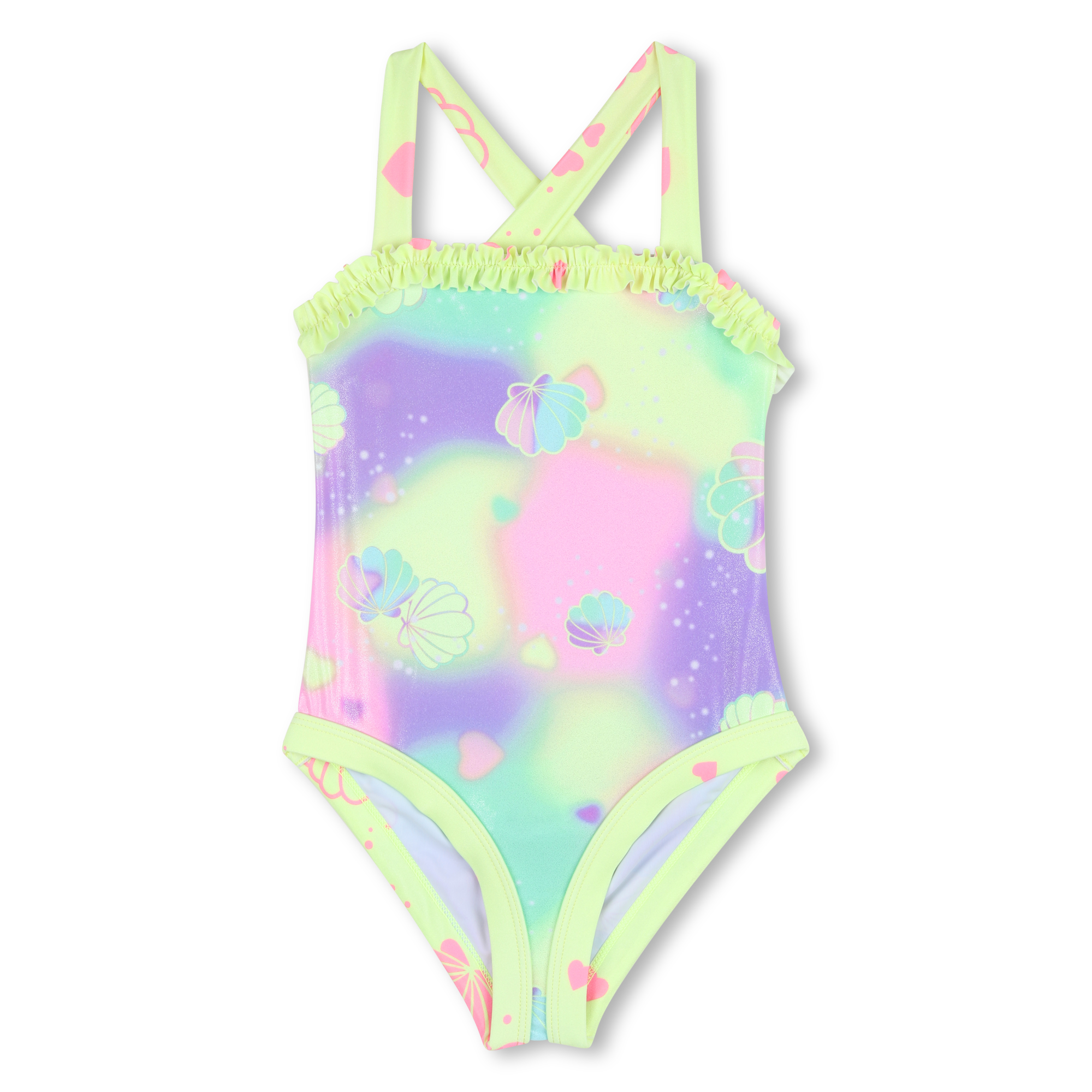 Billieblush - Maillot De Bain 1 Pièce - Guimauve - Fille - 5 Ans