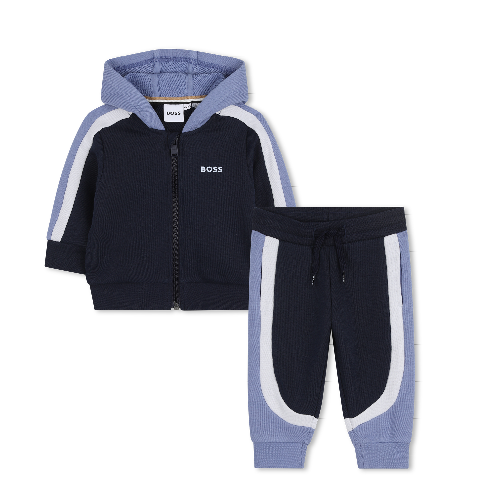 Boss - Ensemble De Jogging - Bleu Cargo - Garçon - 3 Ans