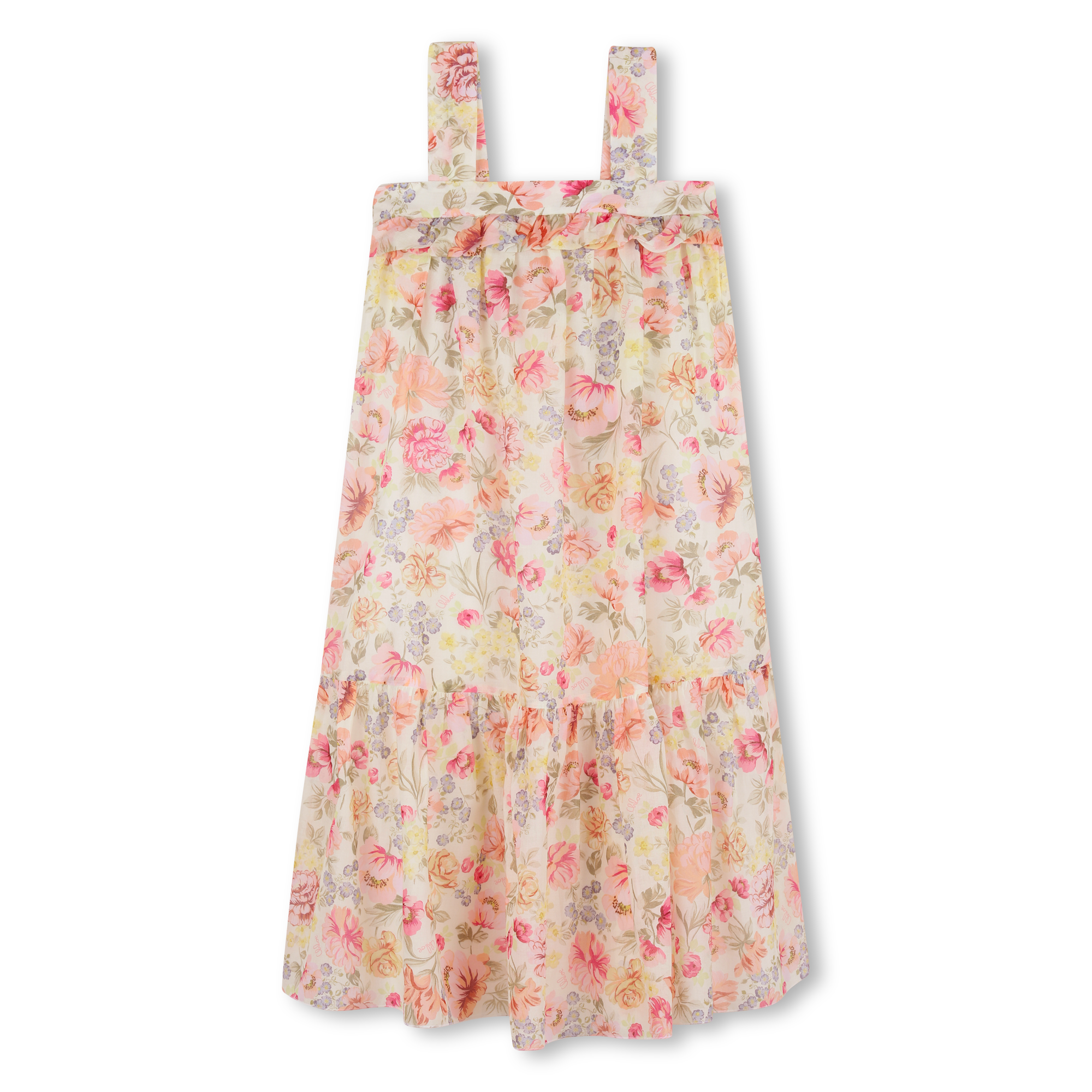 Chloe - Robe Longue À Bretelles - Multico - Fille - 6 Ans