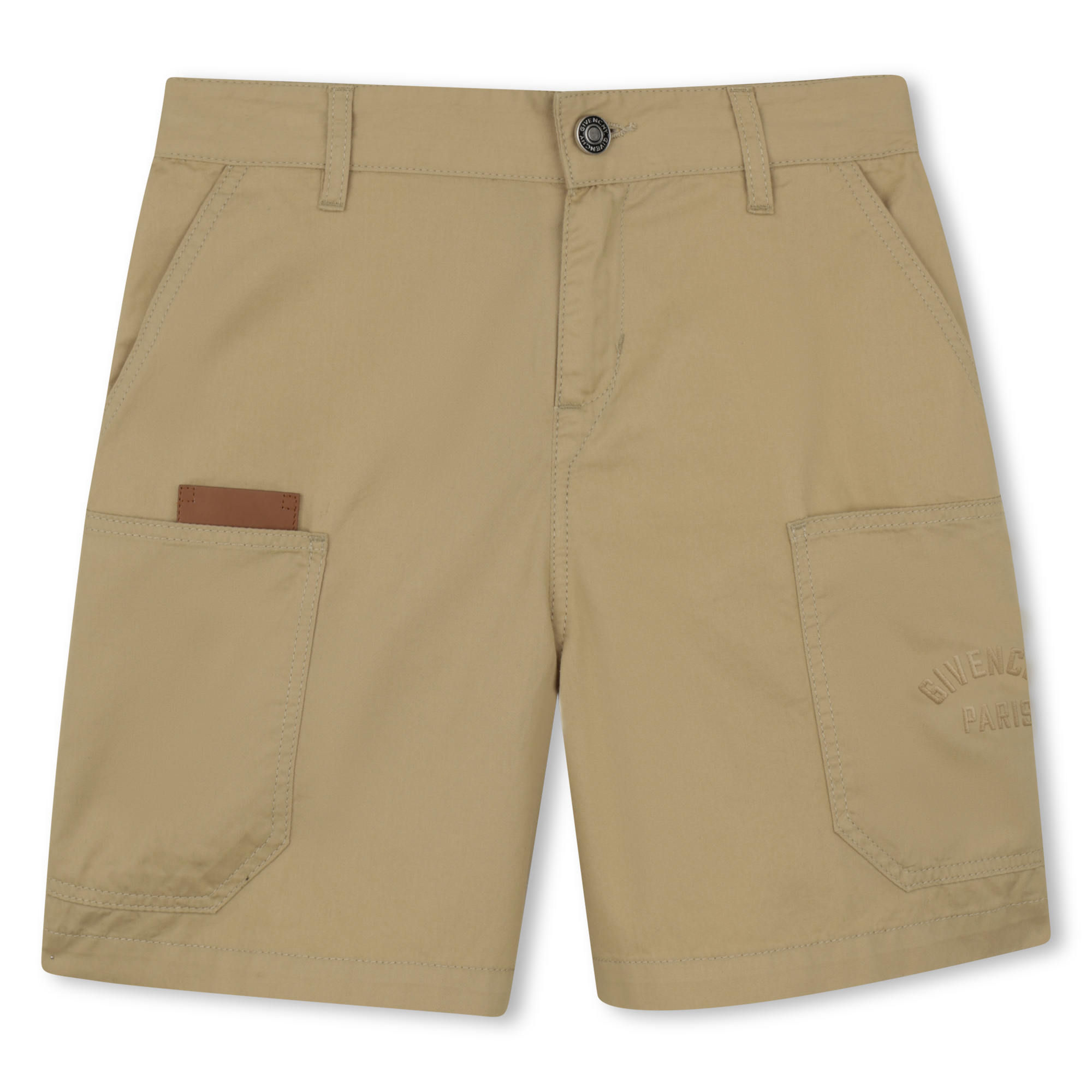 Givenchy - Short Avec Details - Grege - Garçon - 5 Ans Givenchy - Short Avec Details - Grege - Garçon - 5 Ans