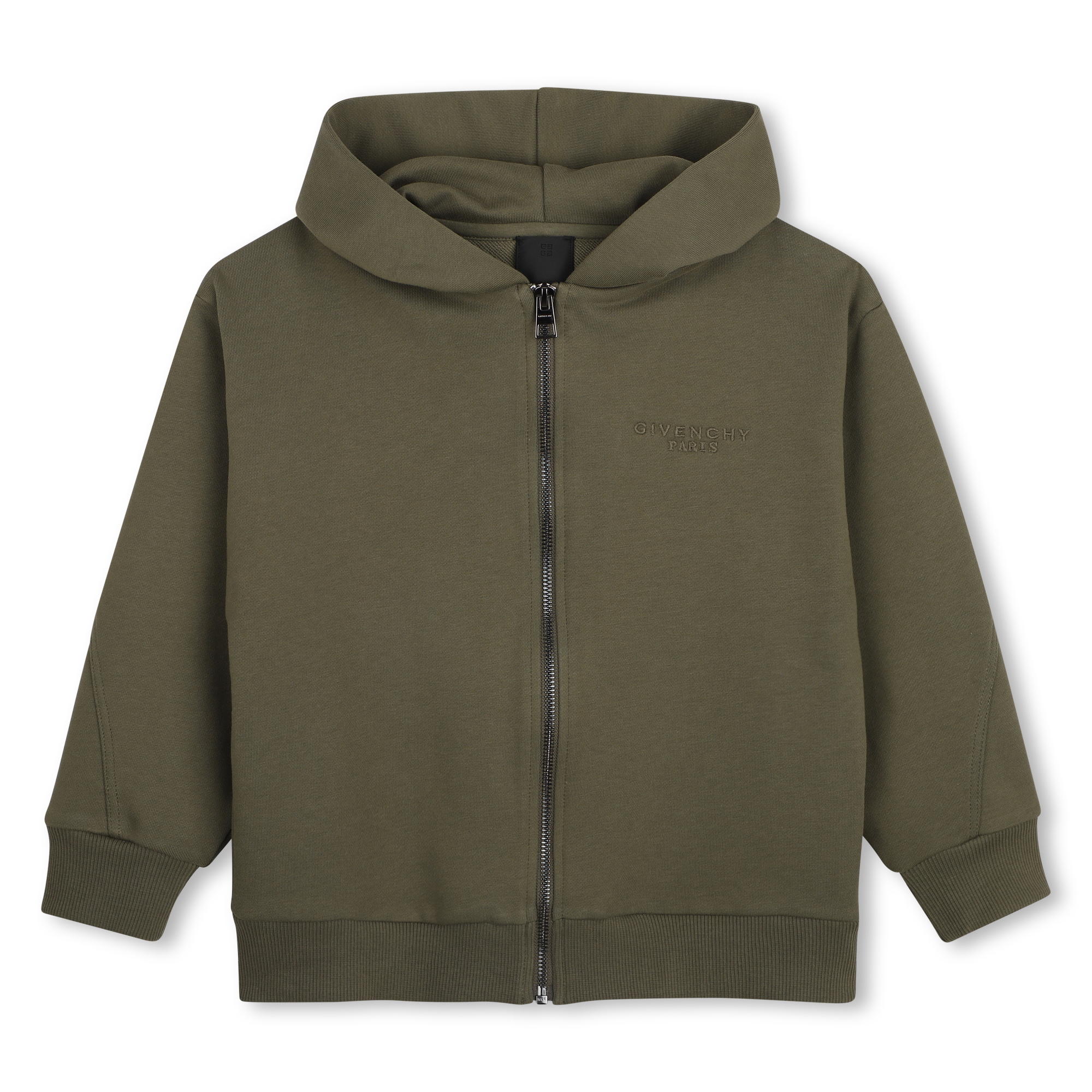 Givenchy - Cardigan De Jogging - Vert Army - Garçon - 8 Ans
