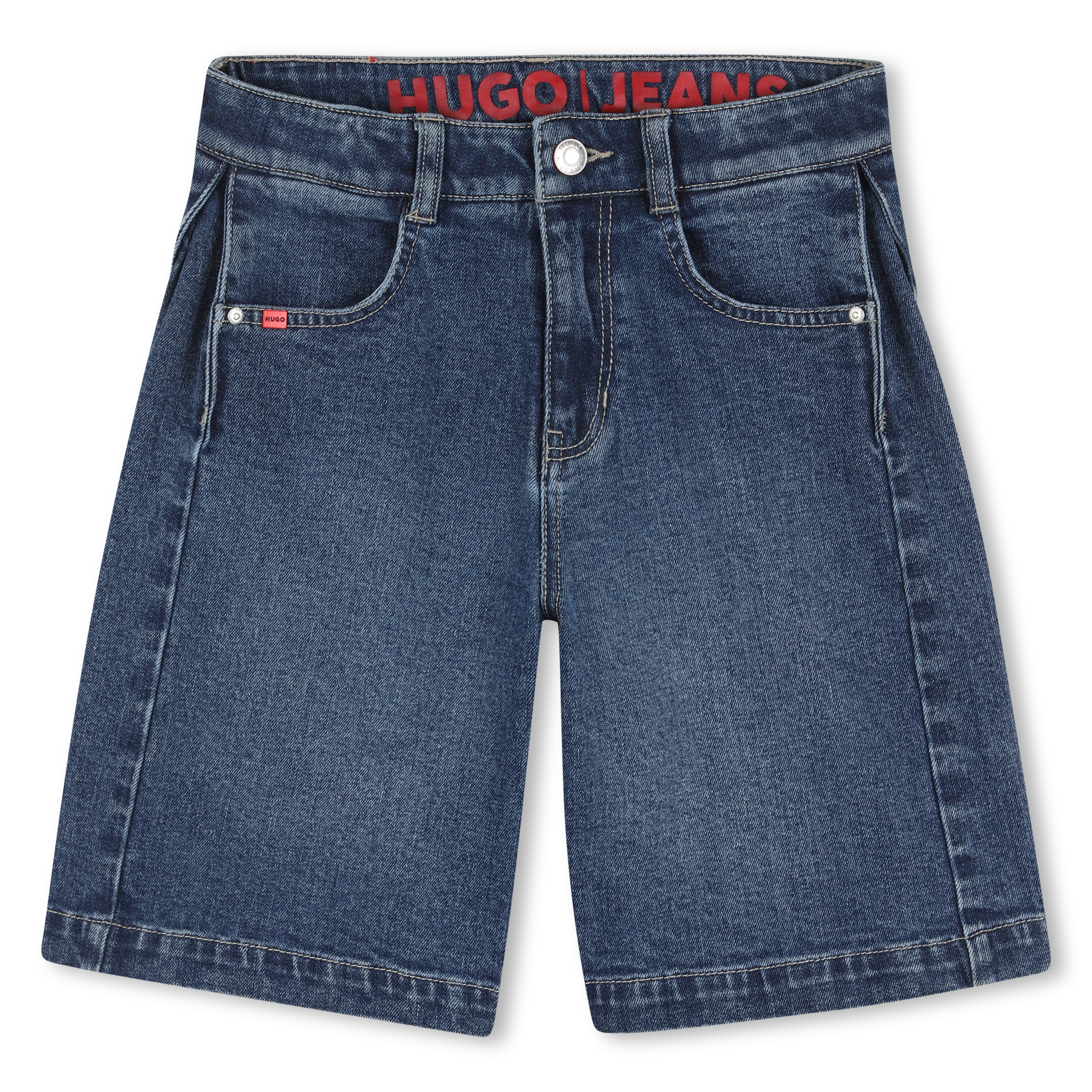 Hugo - Short En Jean - Denim Blue - Fille - 16 Ans