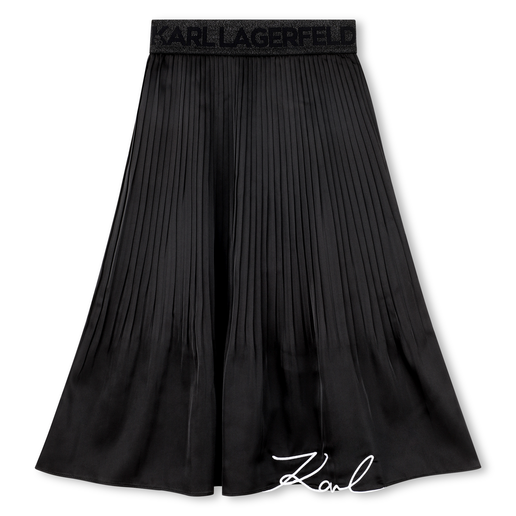 Karl Lagerfeld Kids - Jupe Plissée - Black - Fille - 5 Ans