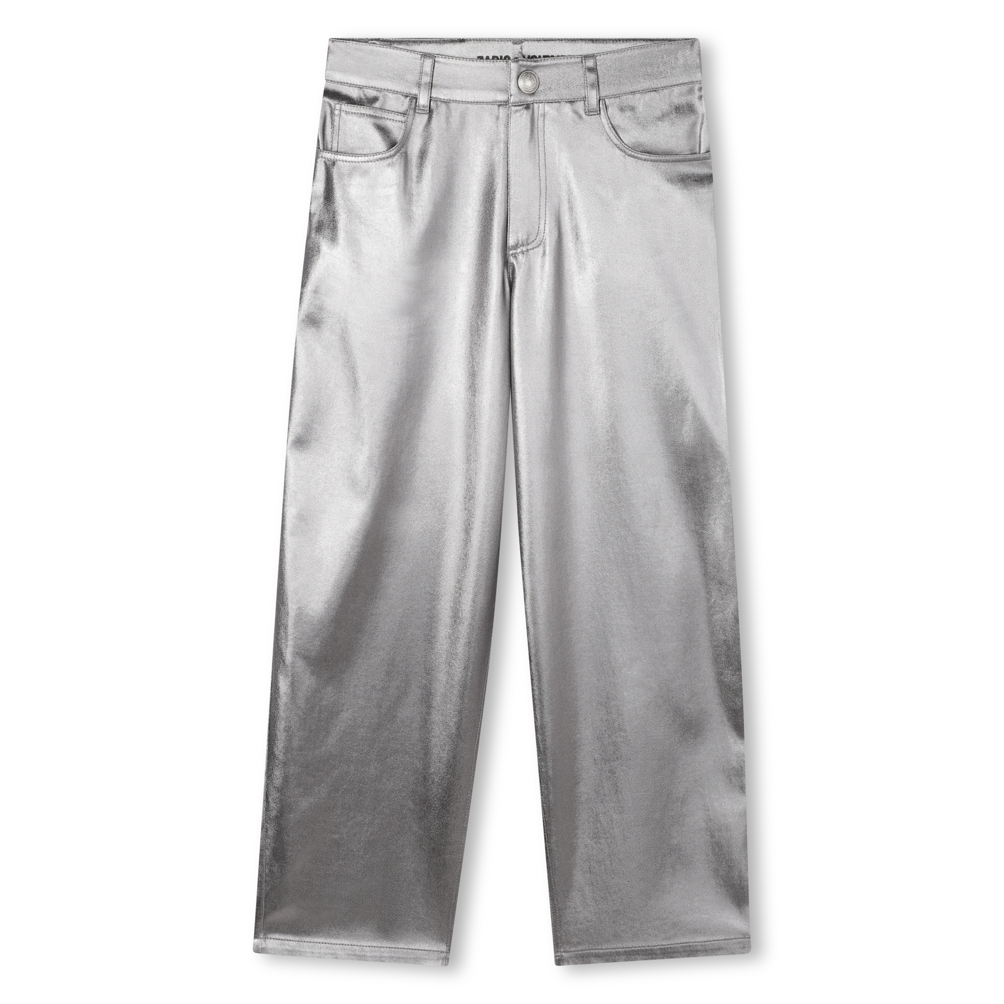Zadig & Voltaire - Pantalon Large Argenté - Crepuscule - Fille - 8 Ans