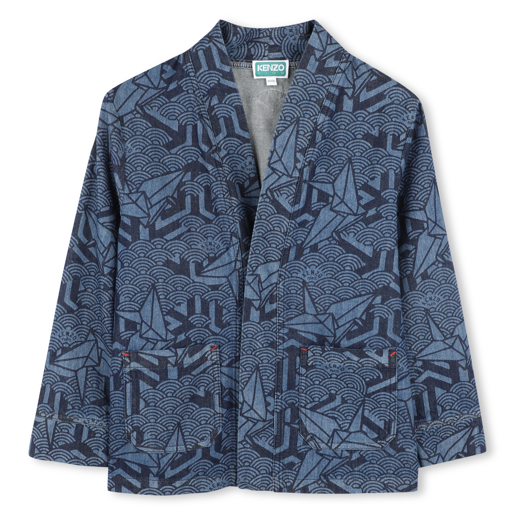 Kenzo Kids - Veste En Jean Imprimée - Laser - Unisexe - 10 Ans Kenzo Kids - Veste En Jean Imprimée - Laser - Unisexe - 10 Ans