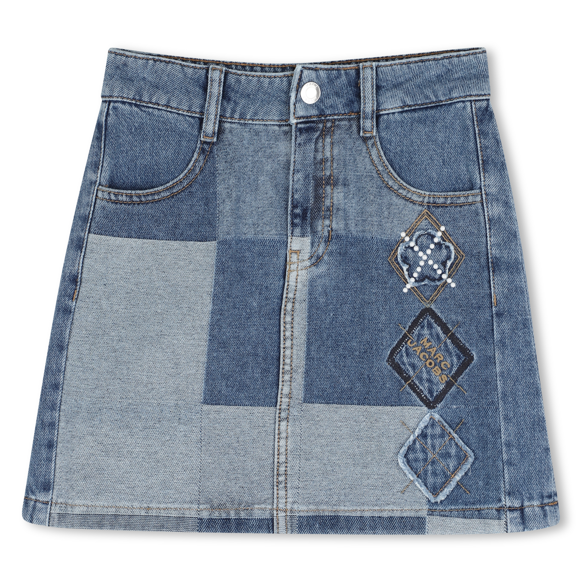 Marc Jacobs - Jupe En Denim - Denim Blue - Fille - 5 Ans Marc Jacobs - Jupe En Denim - Denim Blue - Fille - 5 Ans