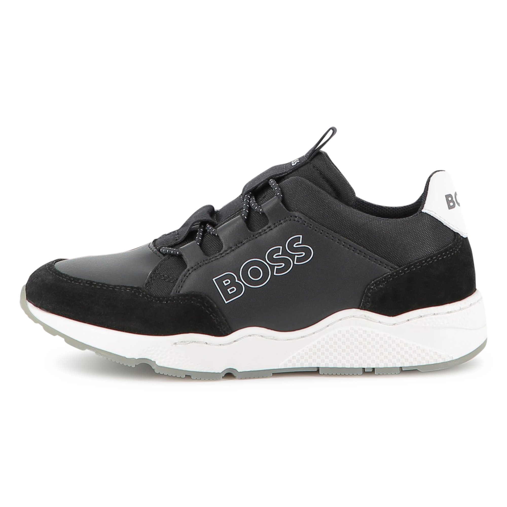 Boss - Baskets En Simili - Black - Garçon - Taille 34
