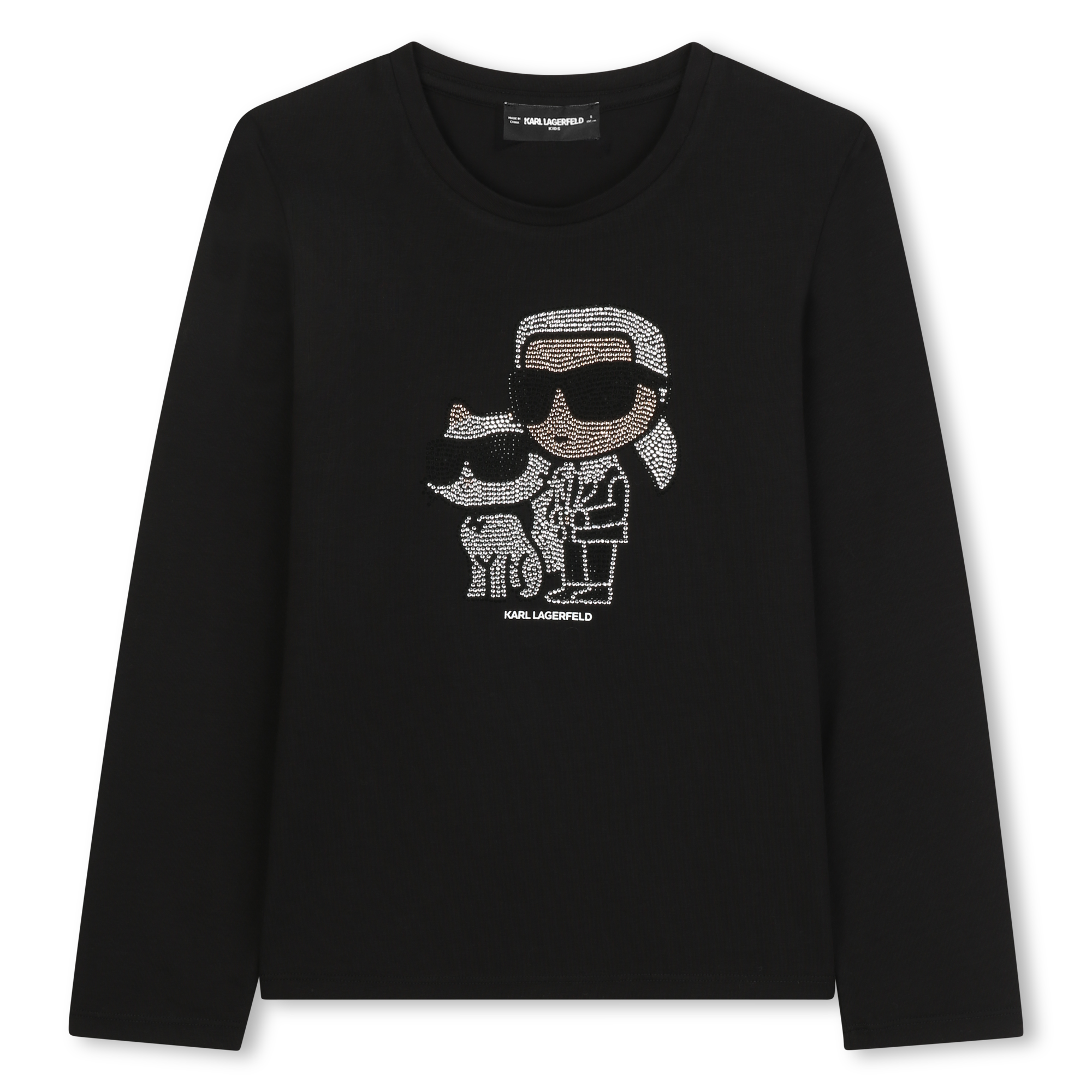 Karl Lagerfeld Kids - T-shirt À Manches Longues - Black - Fille - 16 Ans