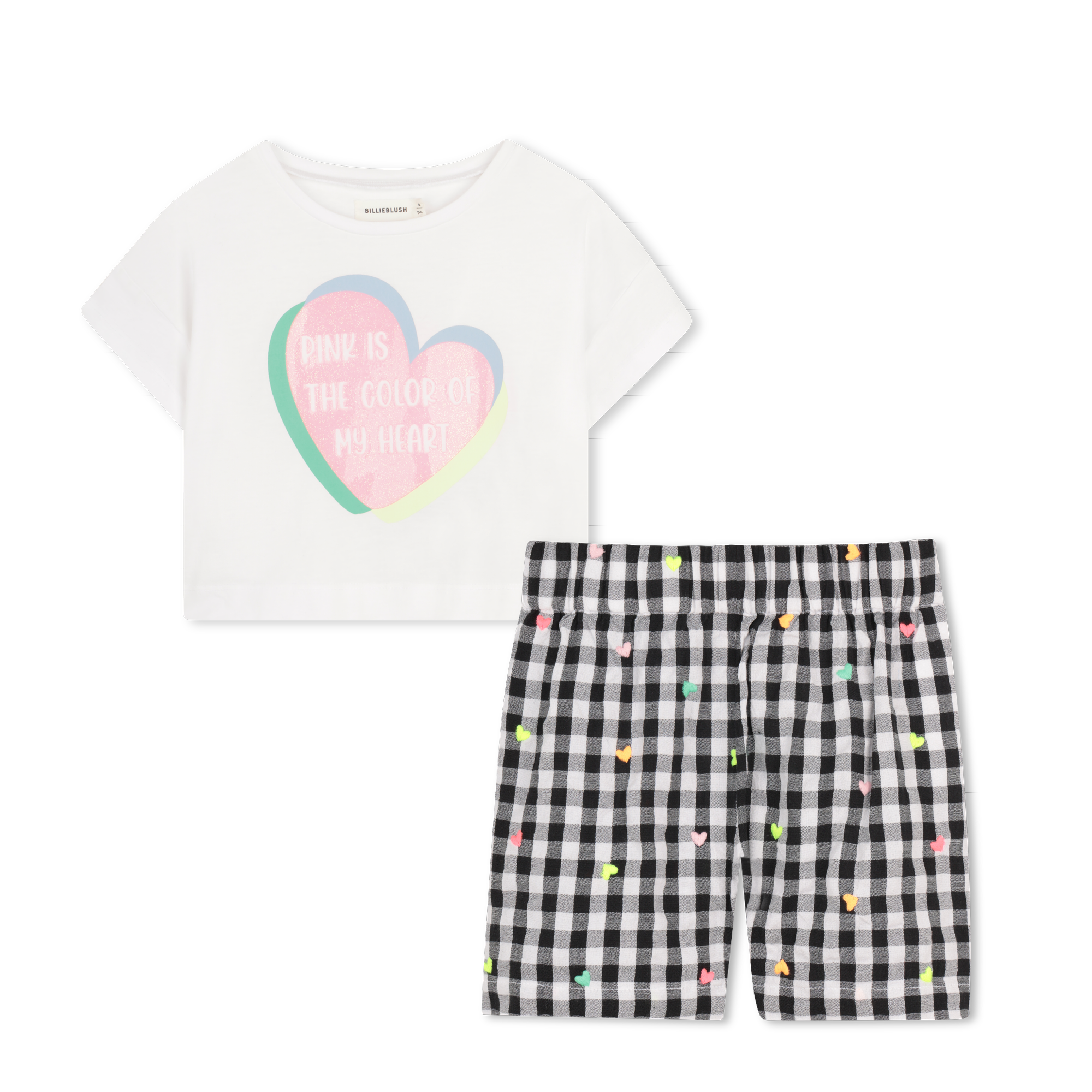 Billieblush - Ensemble Tee-shirt + Short - Blanc - Fille - 5 Ans Billieblush - Ensemble Tee-shirt + Short - Blanc - Fille - 5 Ans