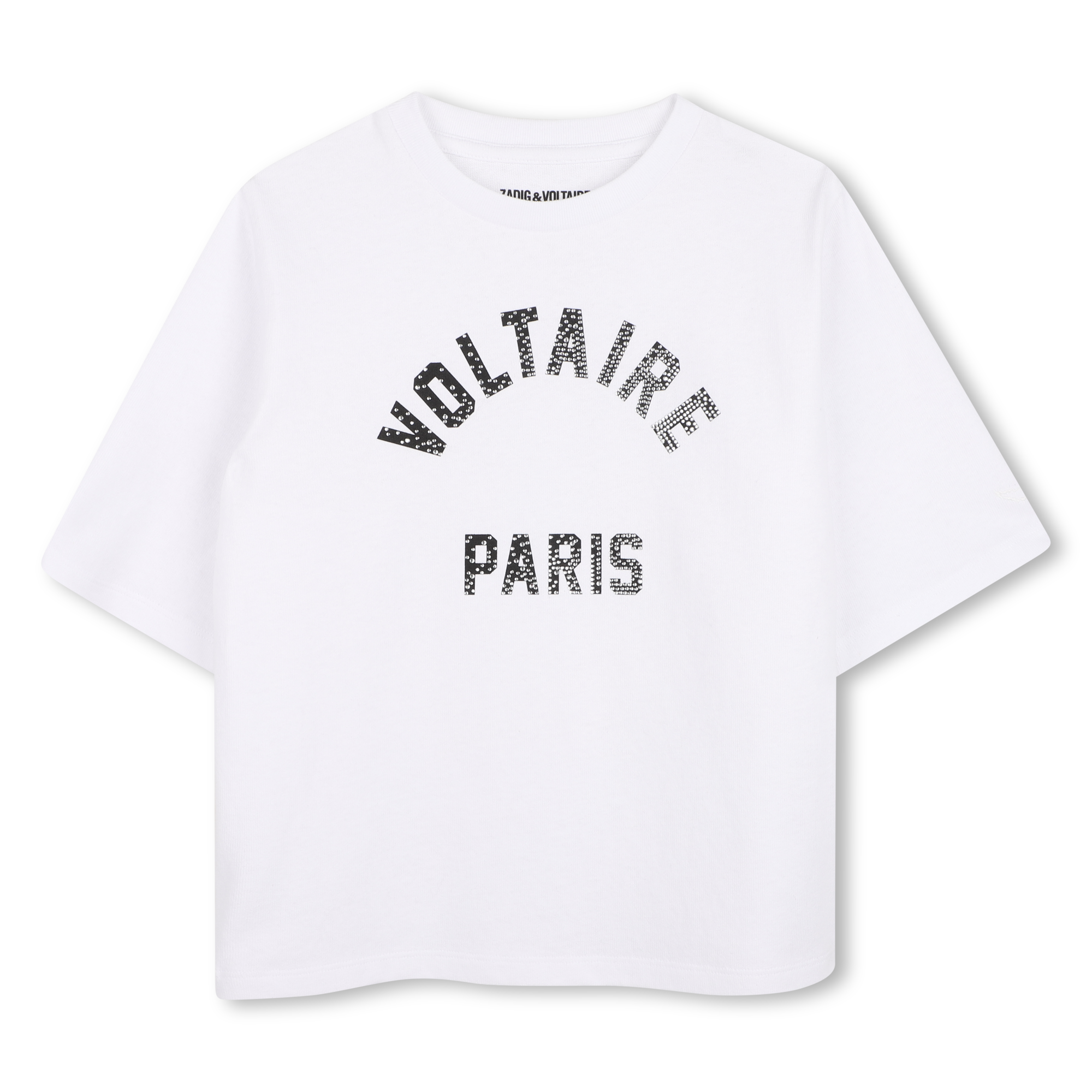 Zadig & Voltaire - Tee-shirt Manches Courtes - Blanc - Fille - 16 Ans