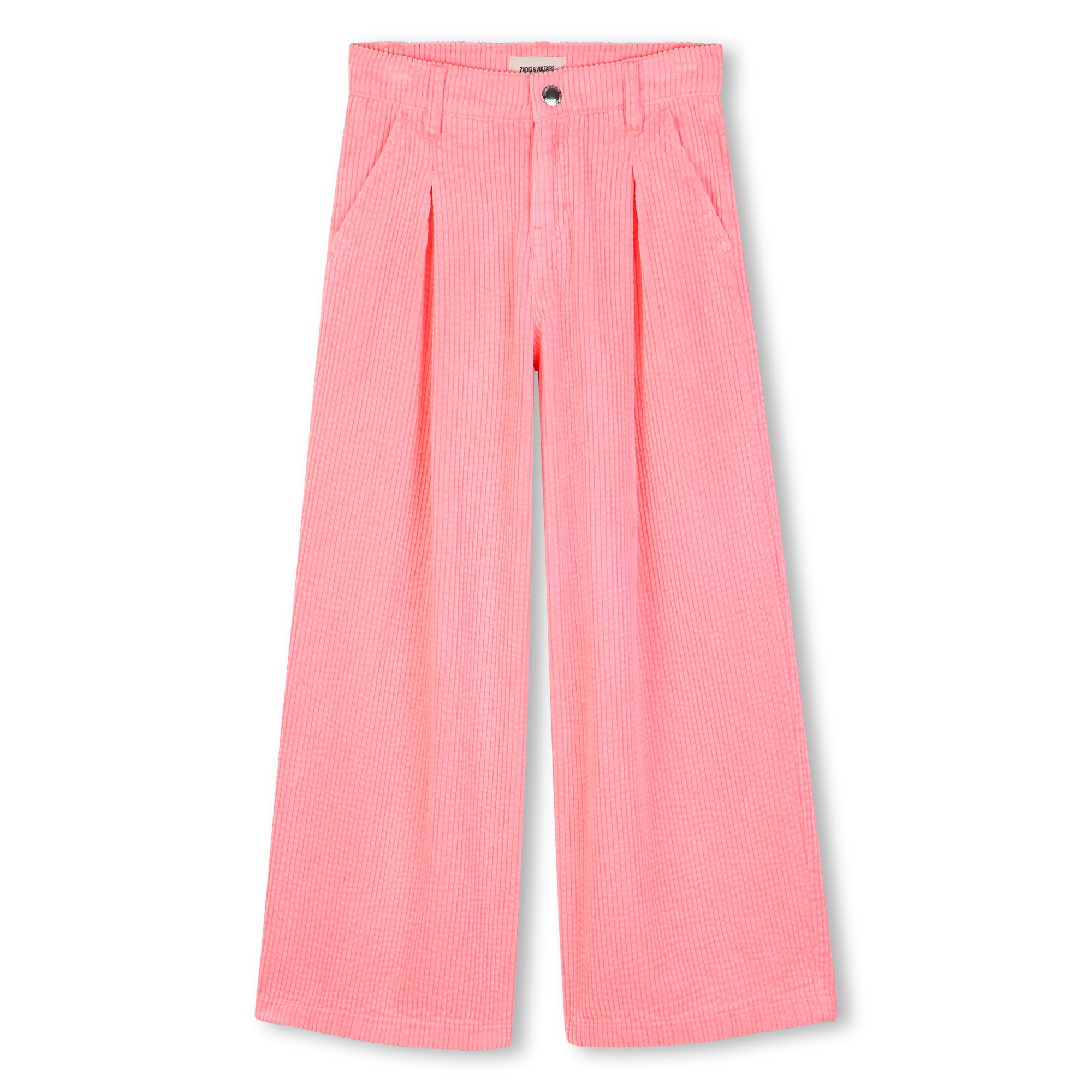 Zadig & Voltaire - Pantalon En Velours - Rose Fluo Lmj - Fille - 4 Ans Zadig & Voltaire - Pantalon En Velours - Rose Fluo Lmj - Fille - 4 Ans