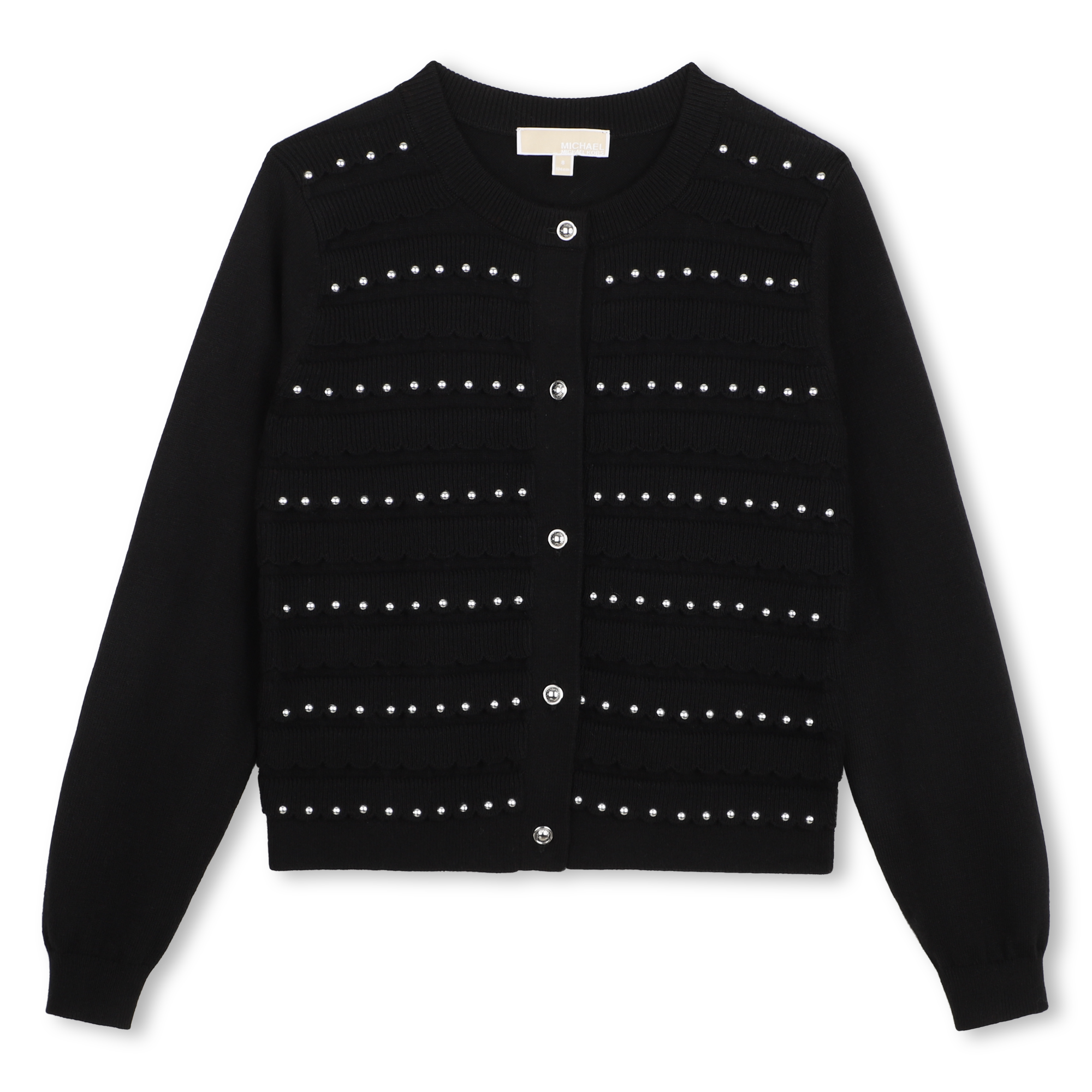 Michael Kors - Cardigan En Tricot - Black - Fille - 10 Ans Michael Kors - Cardigan En Tricot - Black - Fille - 10 Ans