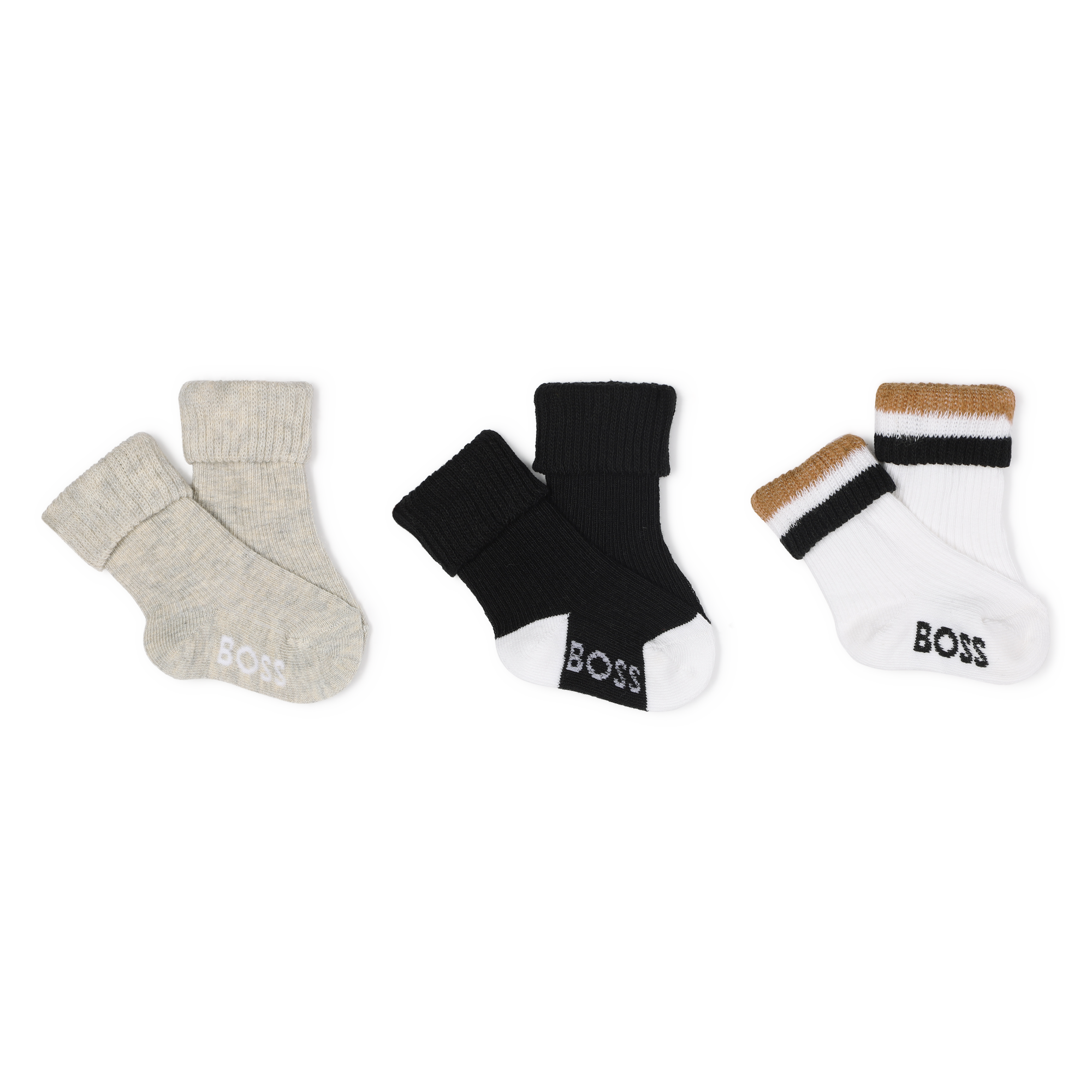 Boss - Lot De 3 Paires De Chaussettes - Black - Garçon - Taille 17