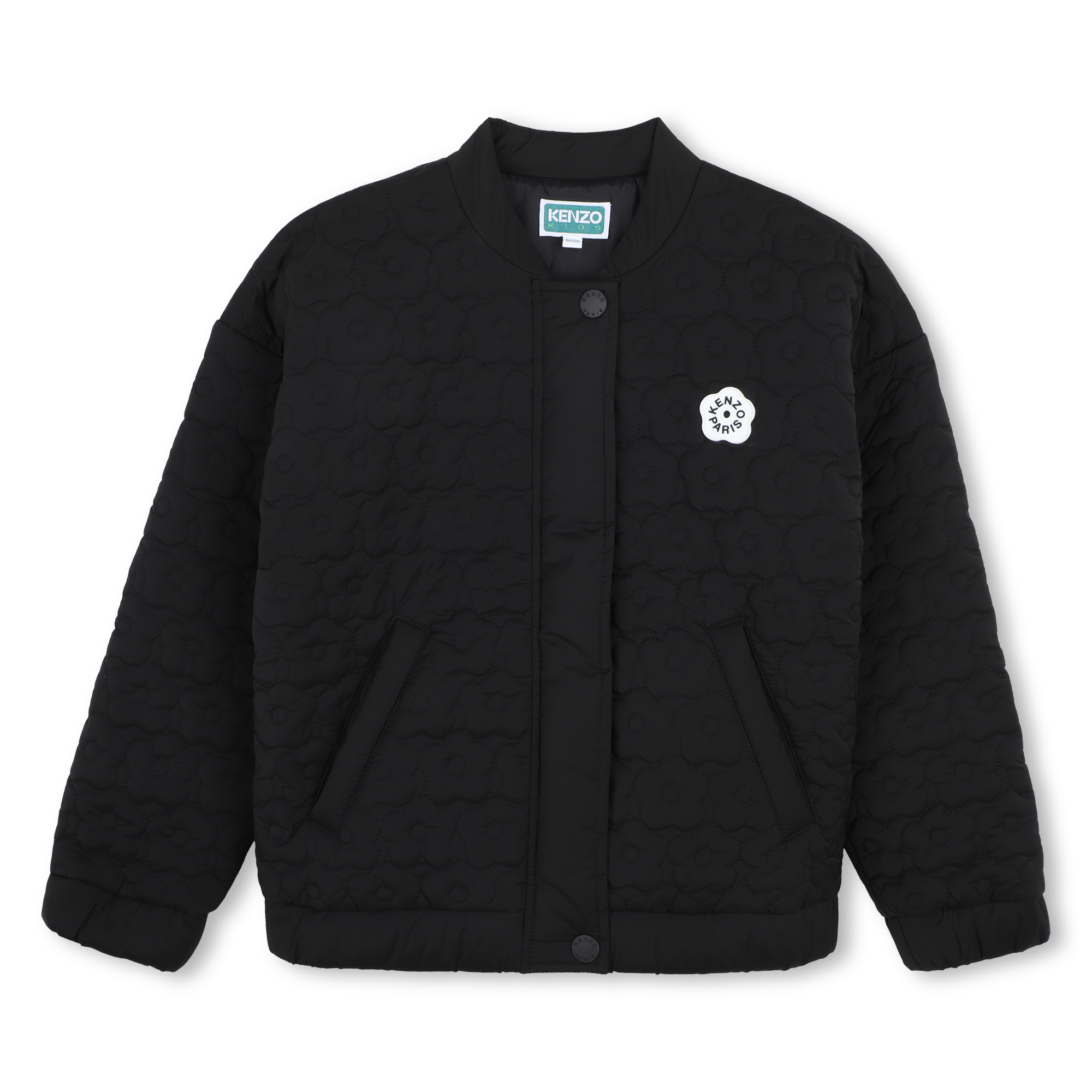Kenzo Kids - Veste Matelassée - Black - Fille - 10 Ans Kenzo Kids - Veste Matelassée - Black - Fille - 10 Ans