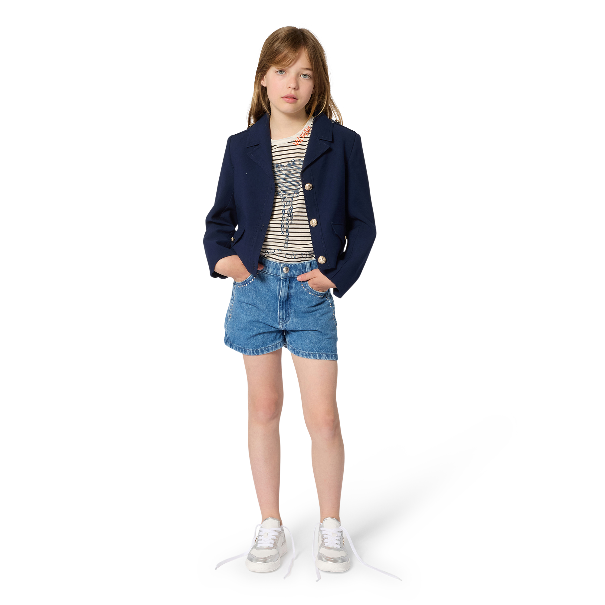 Zadig & Voltaire - Veste De Costume - Medieval Blue - Fille - 6 Ans