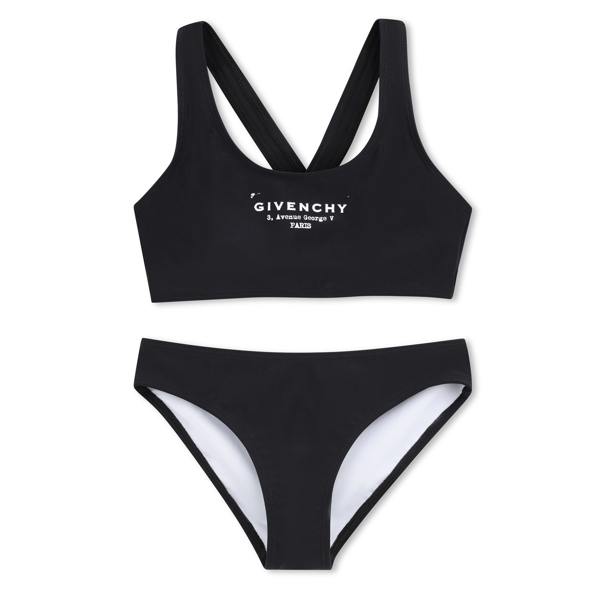 Givenchy - Maillot De Bain 2 Pièces - Black - Fille - 8 Ans Givenchy - Maillot De Bain 2 Pièces - Black - Fille - 8 Ans