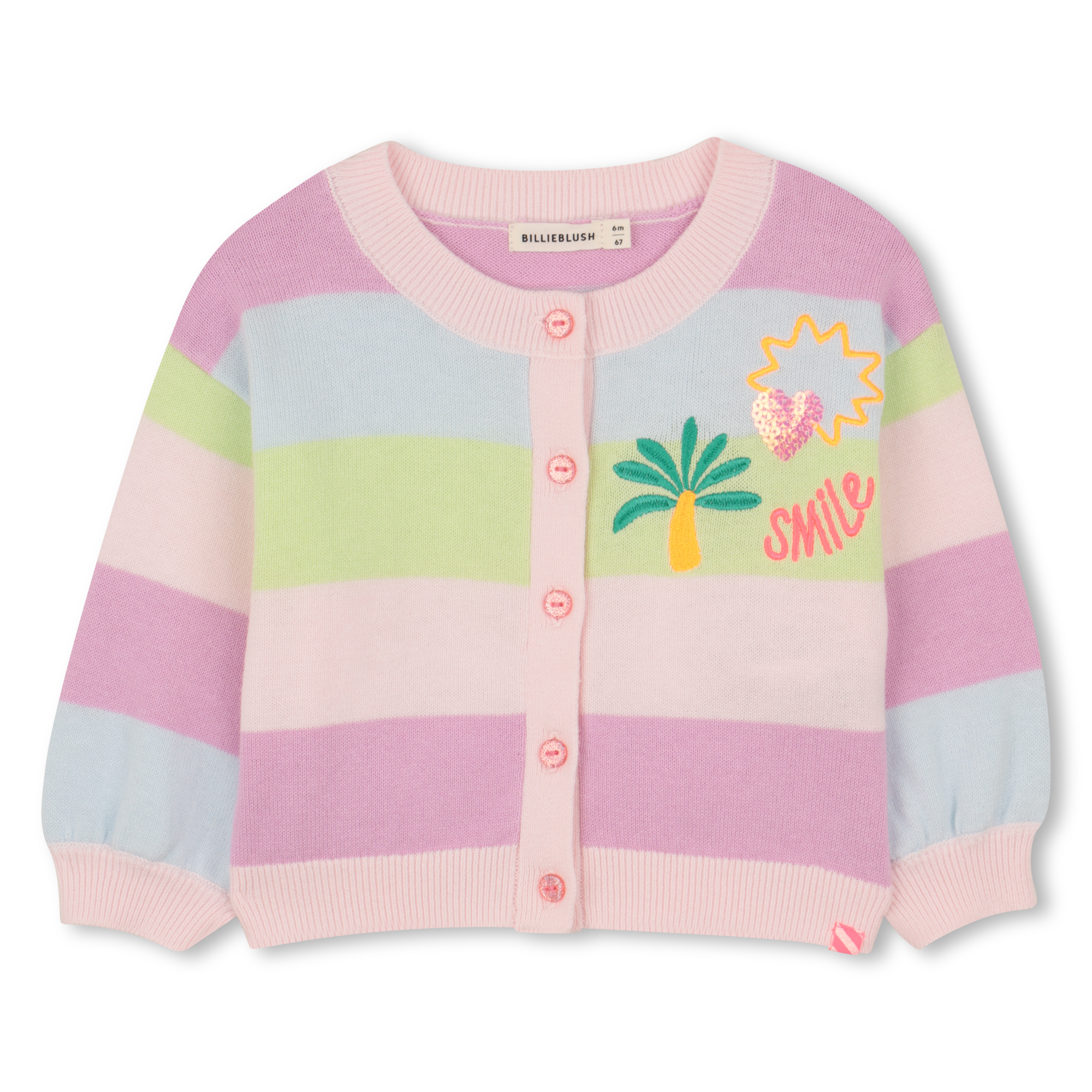 Billieblush - Sweat Zippé À Capuche - Multico - Fille - 18 Mois