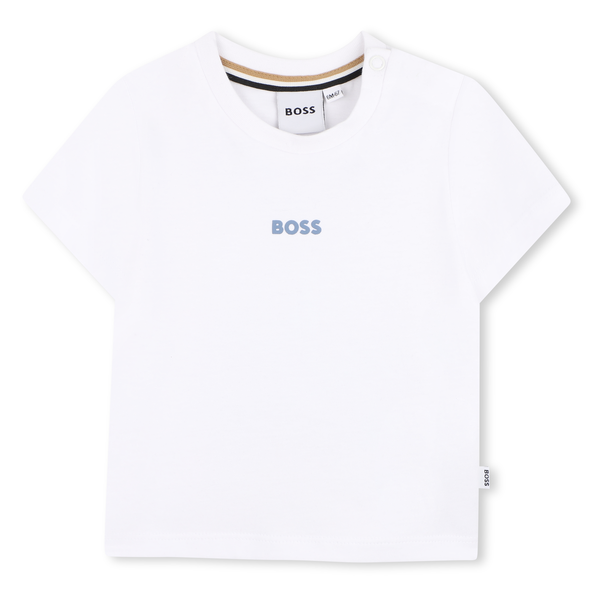 Boss - Tee-shirt Manches Courtes - Blanc - Garçon - 12 Mois