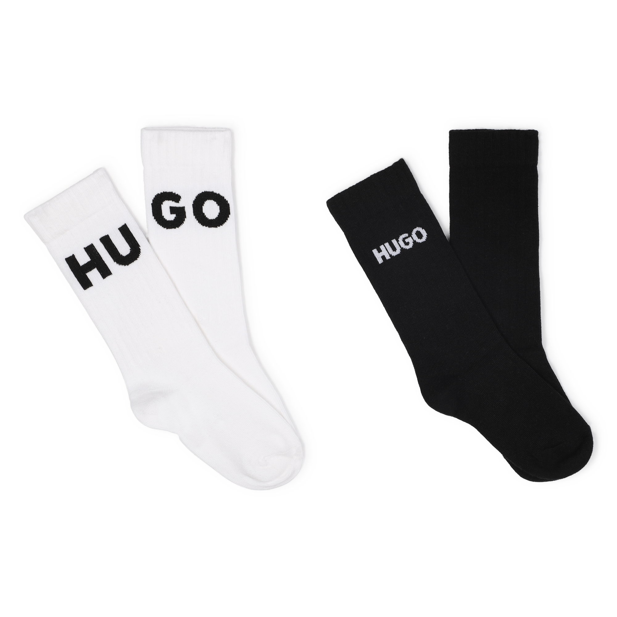 Hugo - Lot De 2 Paires De Chaussettes - Black - Unisexe - Taille 27 Hugo - Lot De 2 Paires De Chaussettes - Black - Unisexe - Taille 27