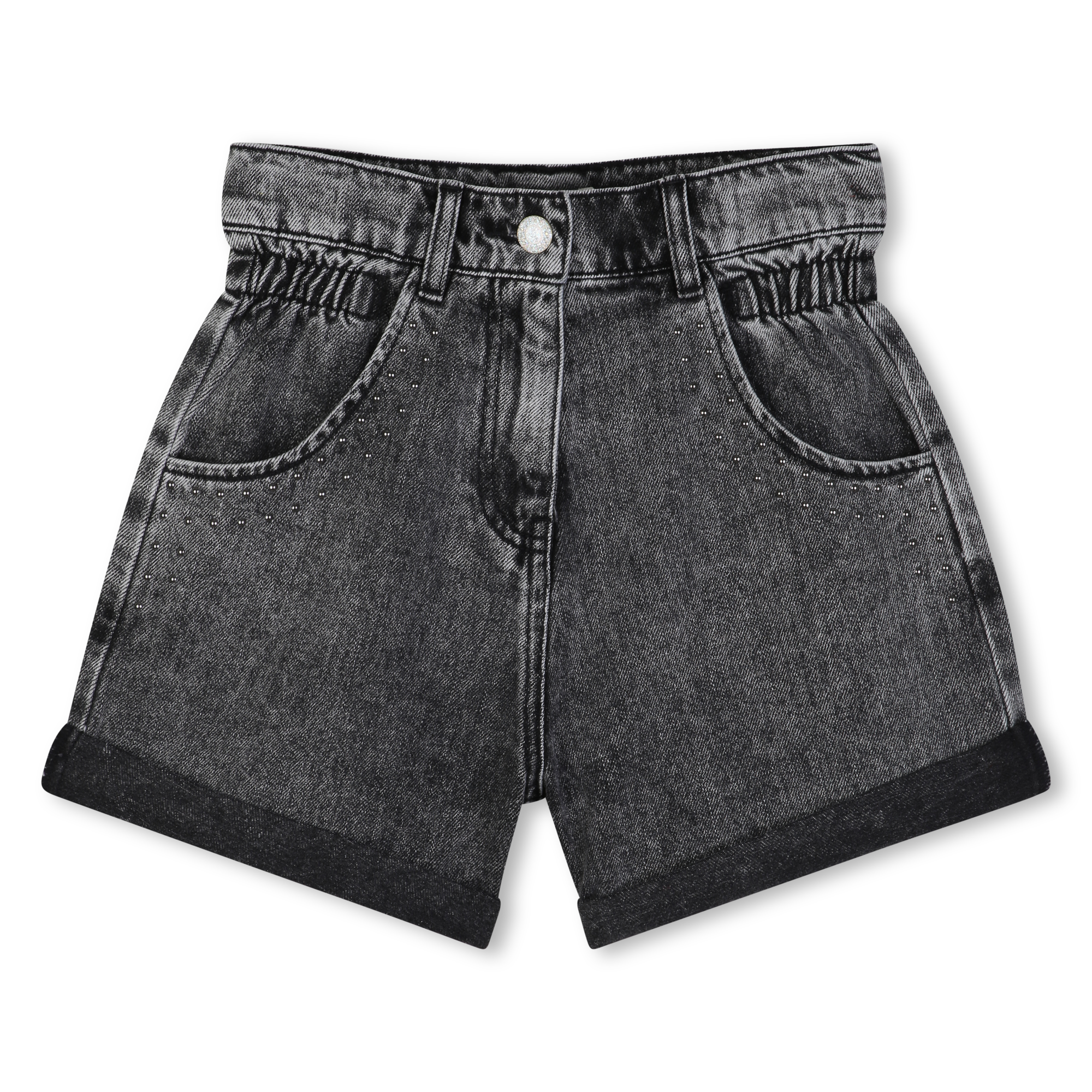 Billieblush - Short En Jean - Denim Gris Moyen - Fille - 16 Ans